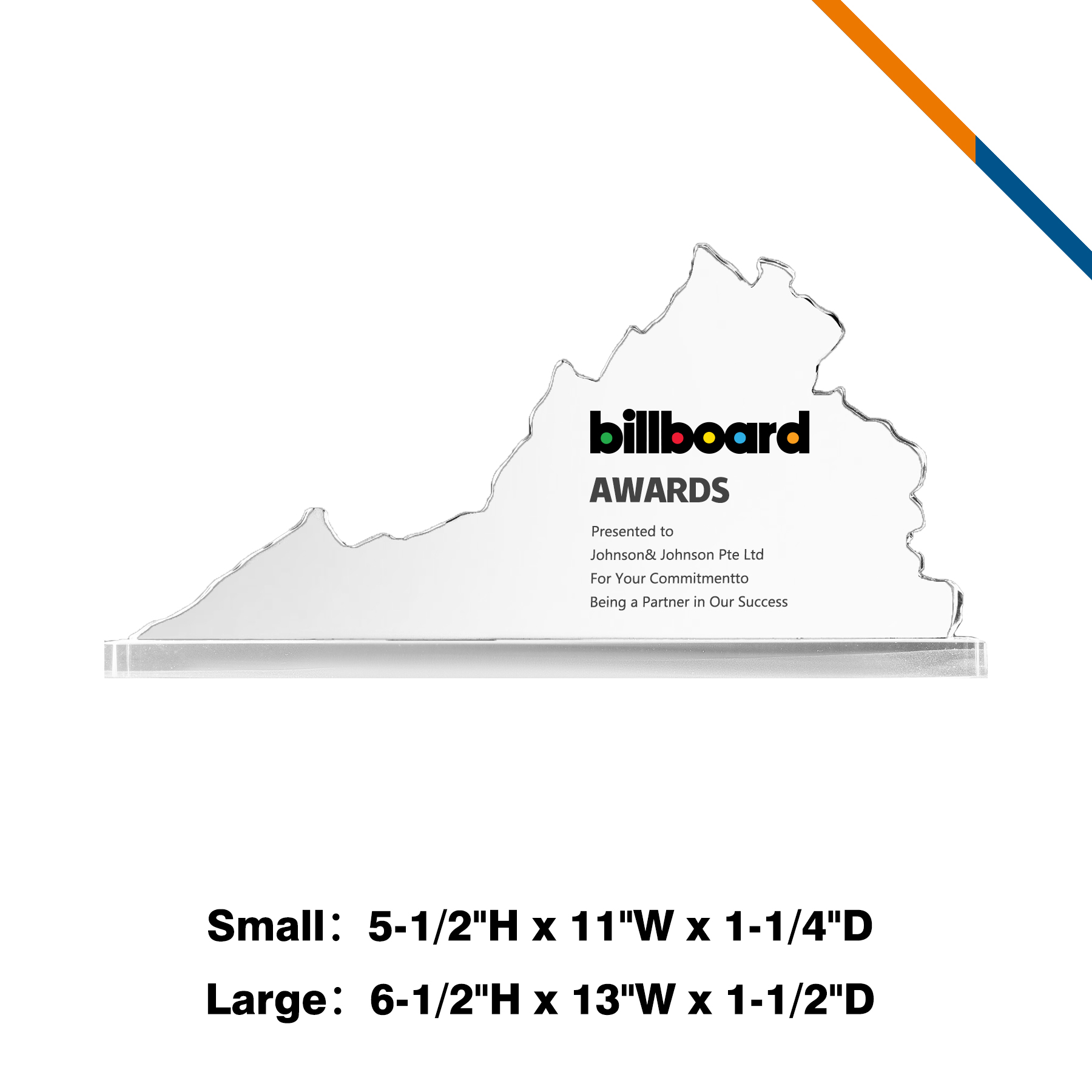 Mara Virginia Map Award 3