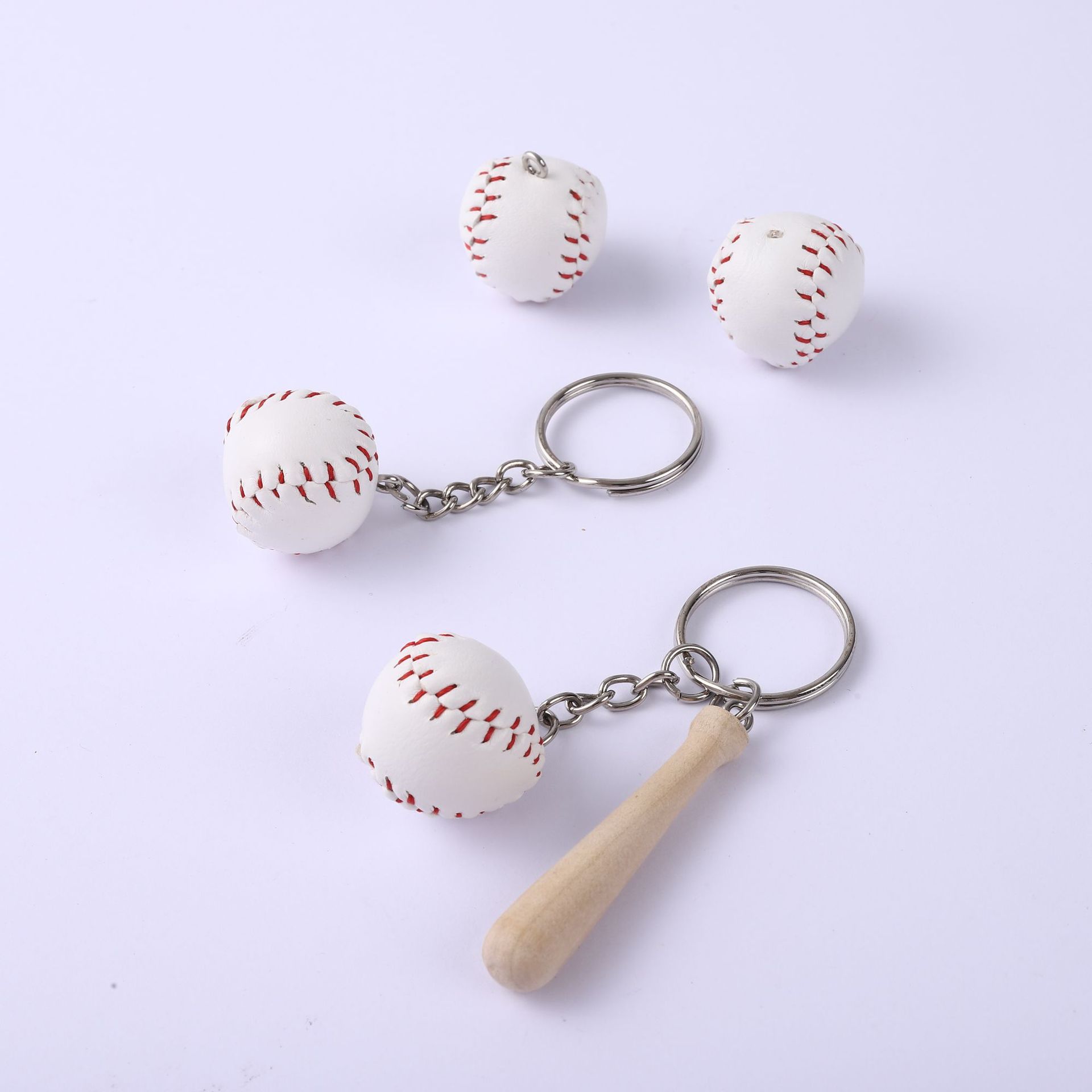 2 in 1 Baseball Bat and Baseball Keychain 7