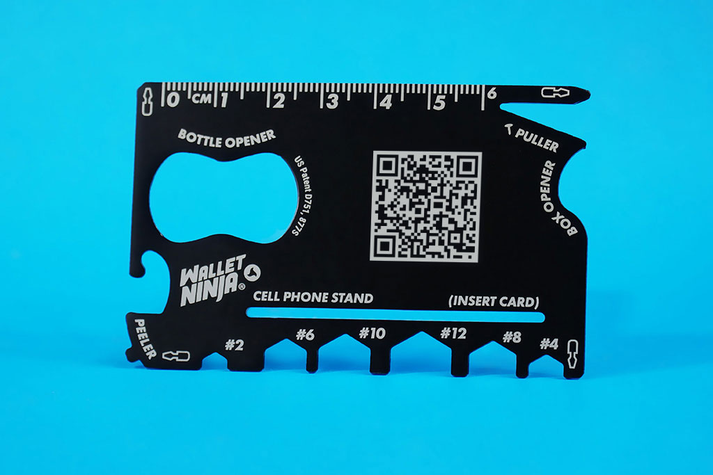 Wallet Ninja Metal Business Cards 11