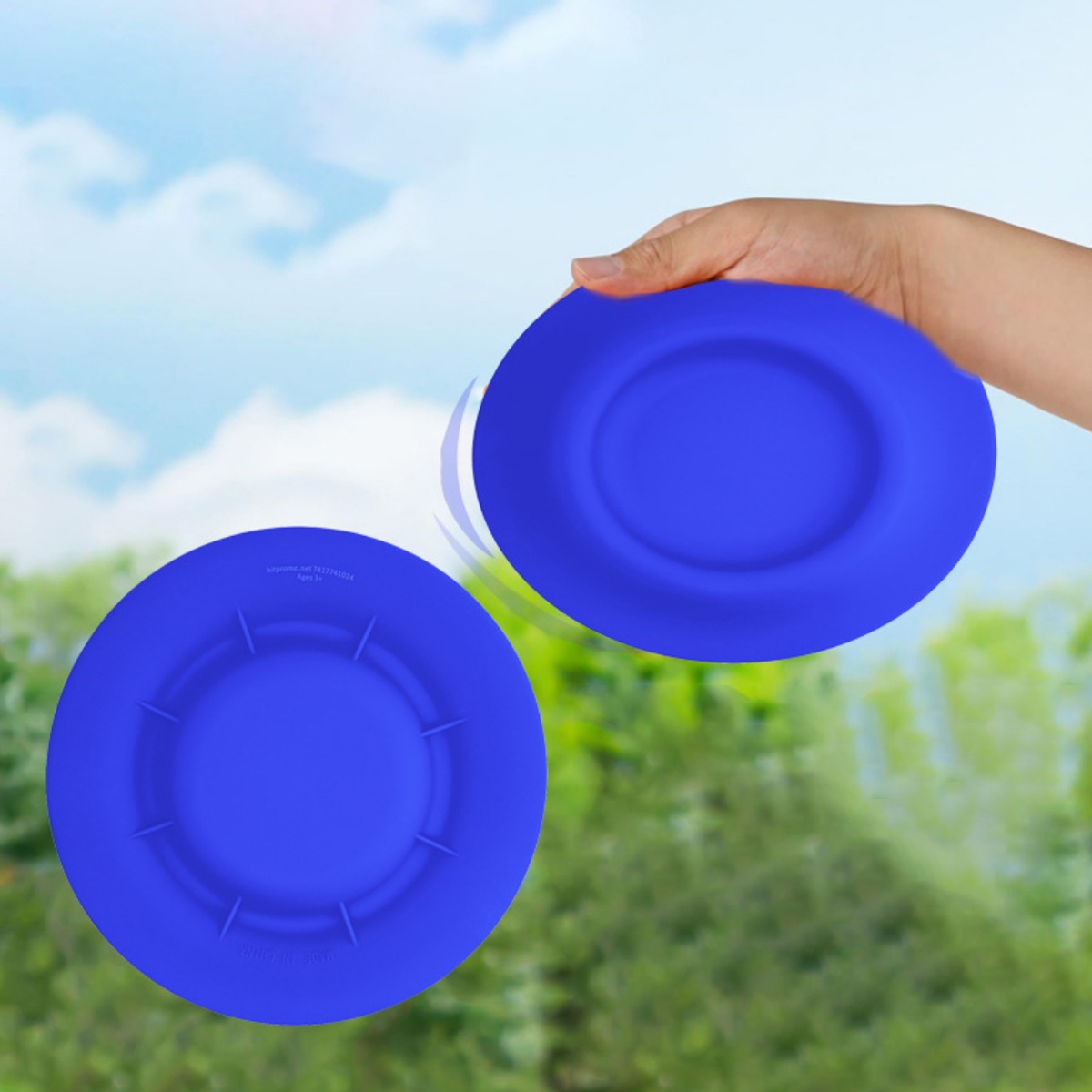 Silicone Pet Flying Disc Bowl with Custom Logo 4