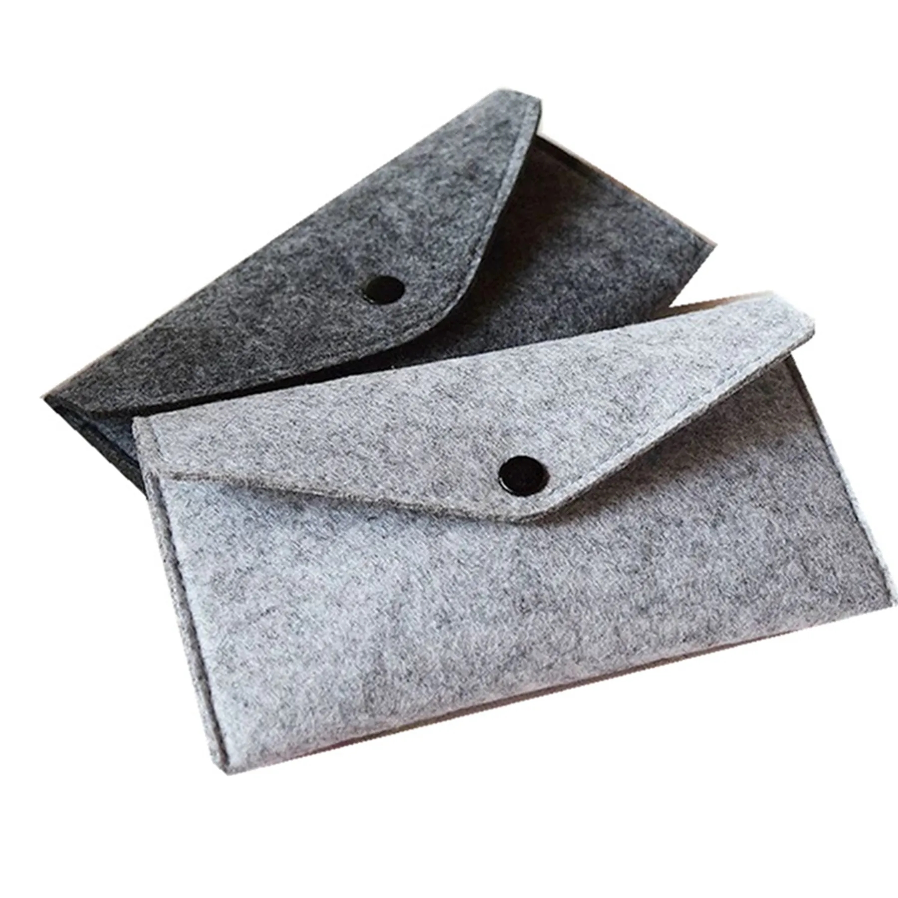 Non Woven Felt Pencil Case With Button 10