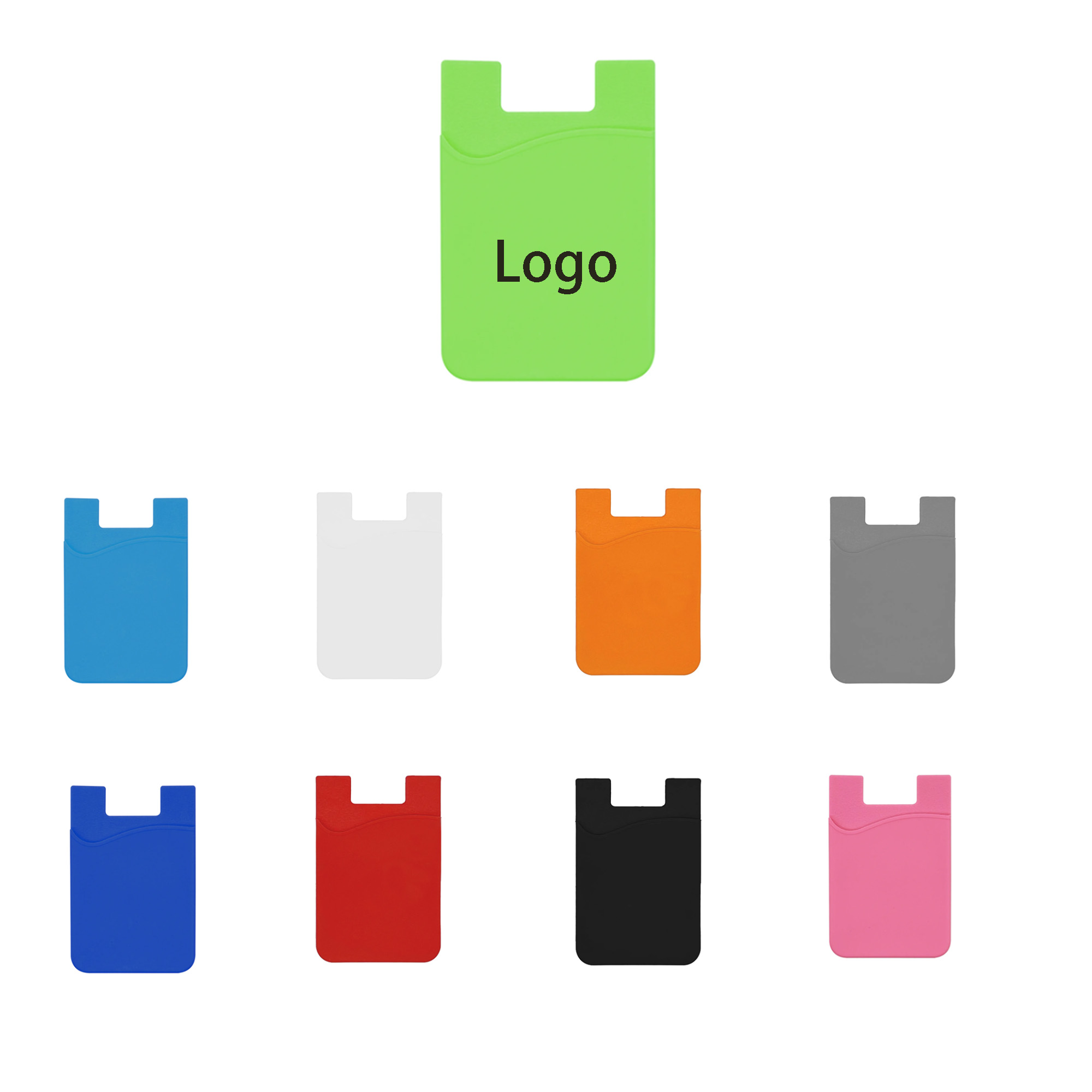 Silicone Stick-on Phone Wallet 2