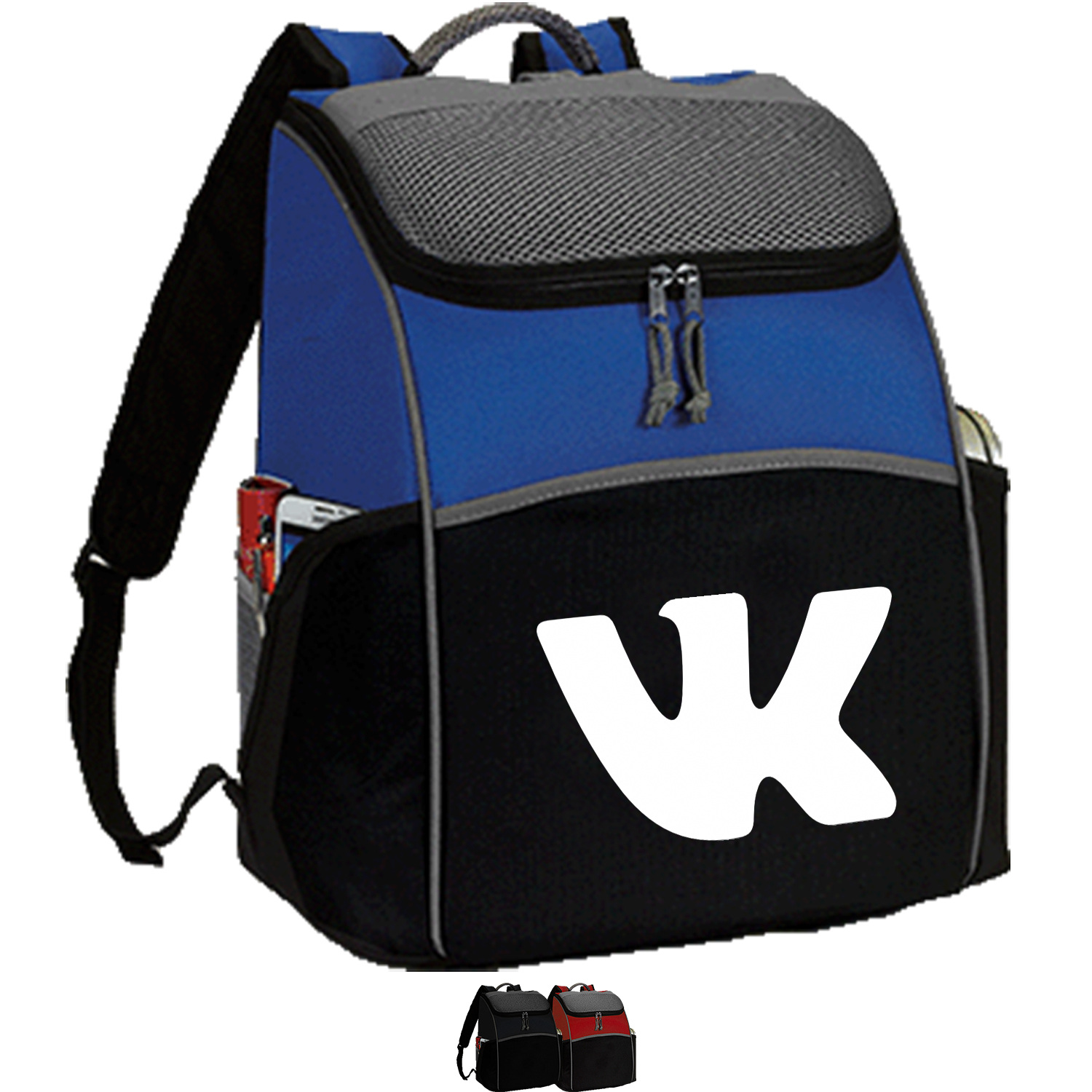 Premium Frosty Trek Convertible 24 Pack Cooler Backpack w/ Multiple Pockets (12" x 15" x 8") 2