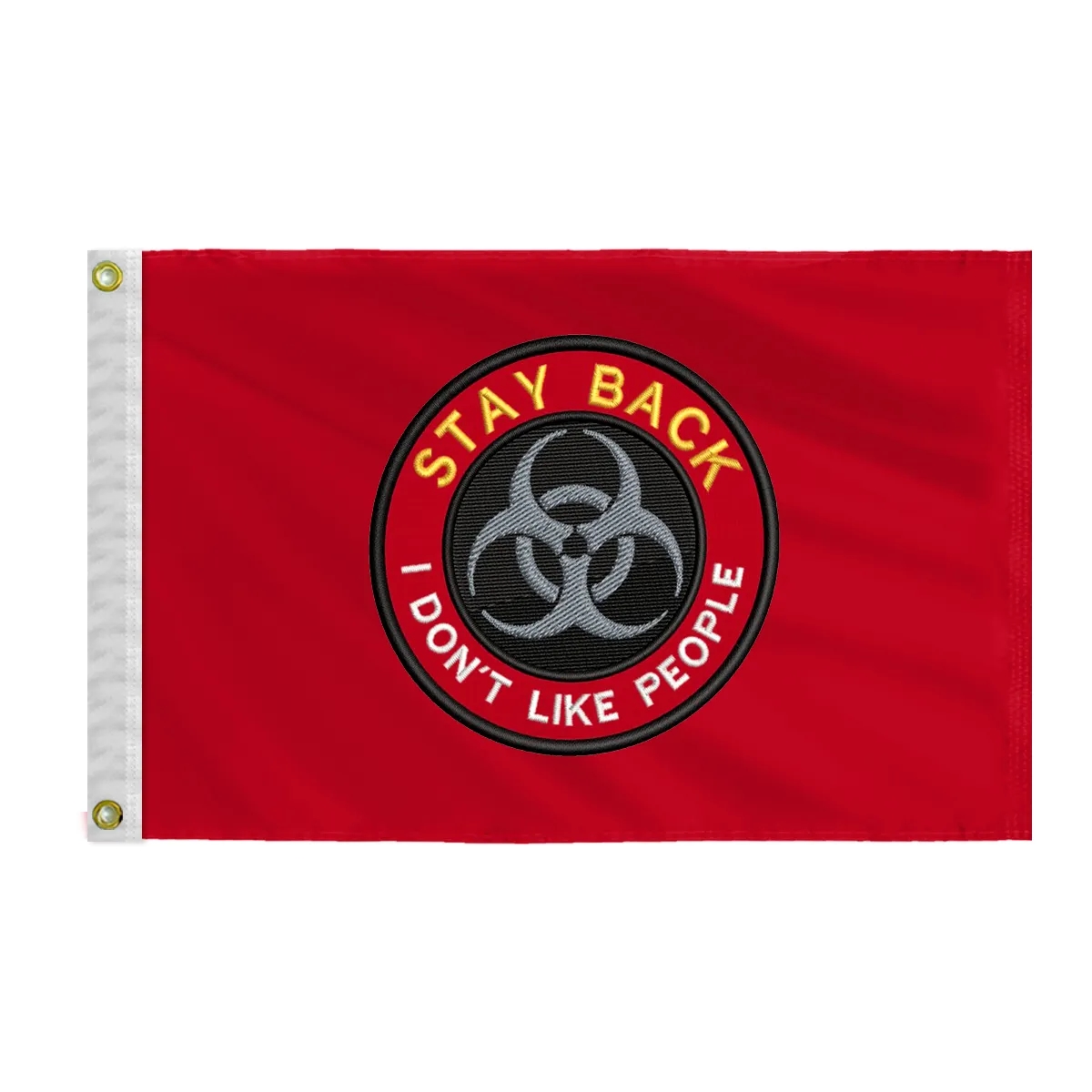 Embroidered Flag 16" x 24" Nylon 6