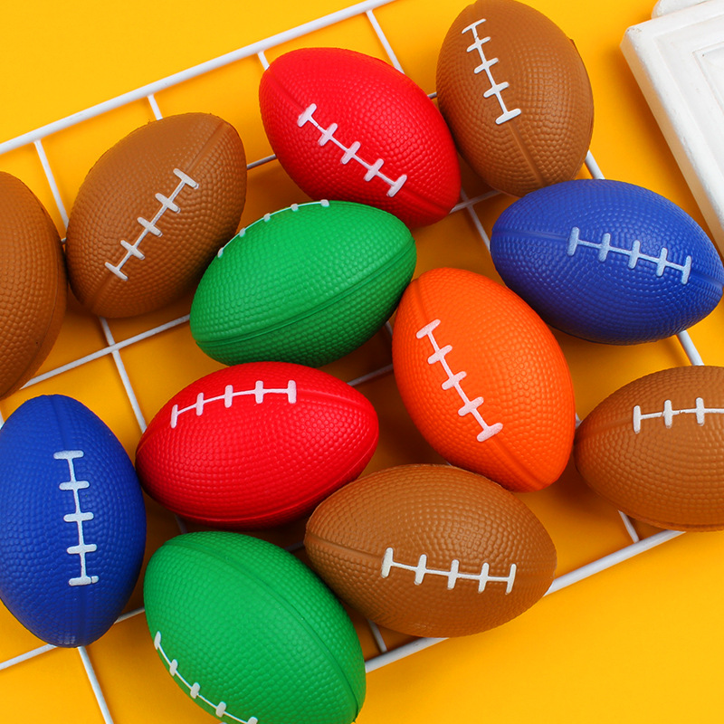 3 1/2'' Foam Football Stress Balls Fidget Toys 2