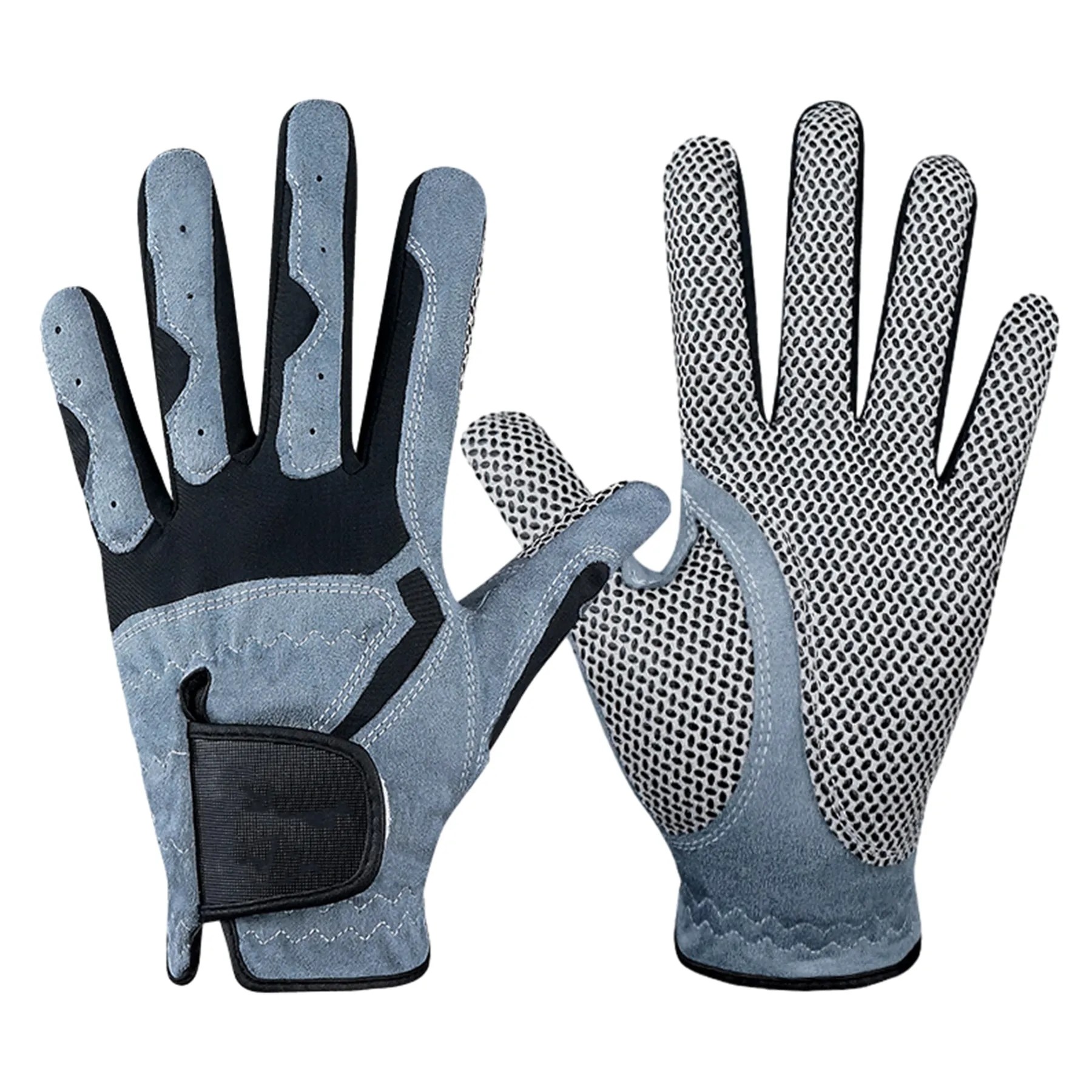 Fiber Cloth Men Golf Gloves 3