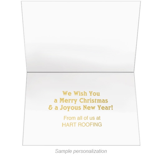 Classic Snow Hills Holiday Greeting Card 5