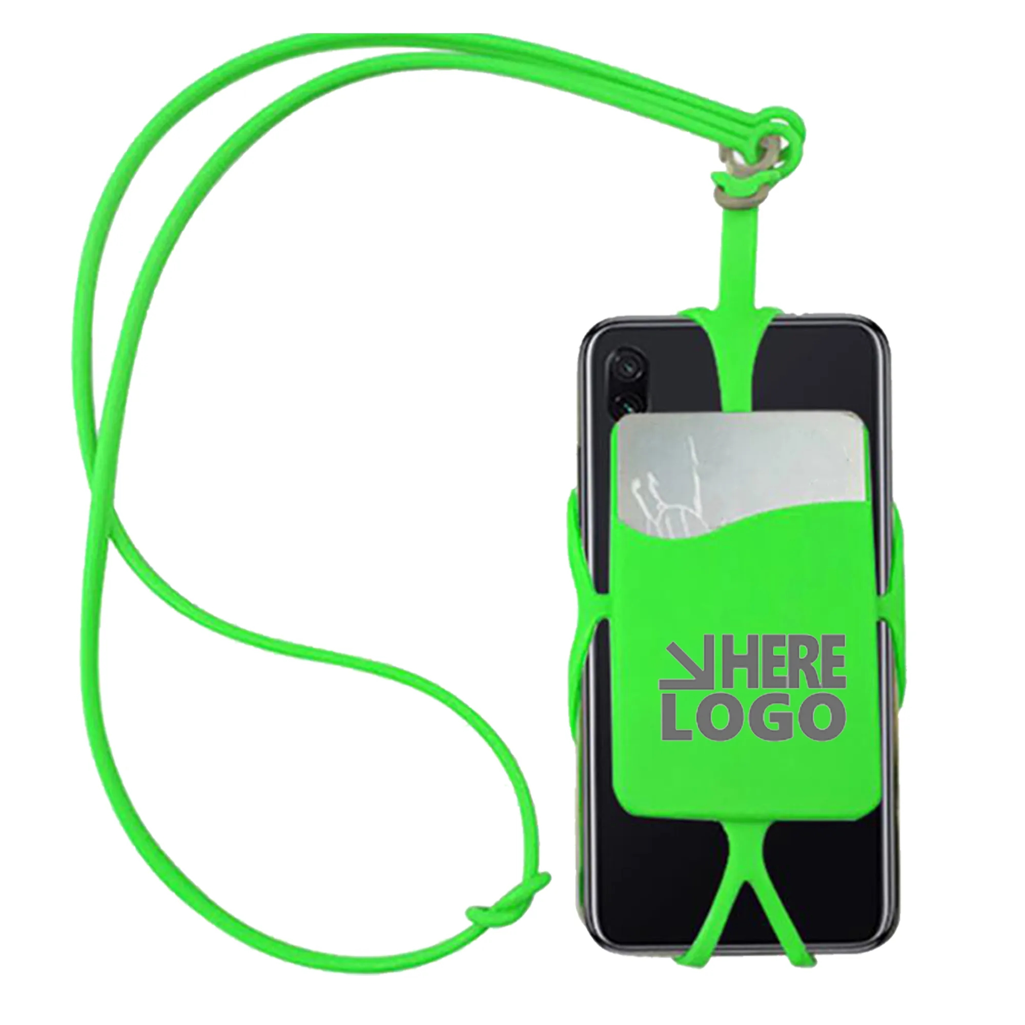 2-In-1 Phone Holder Wallet With Silicone Lanyard 2
