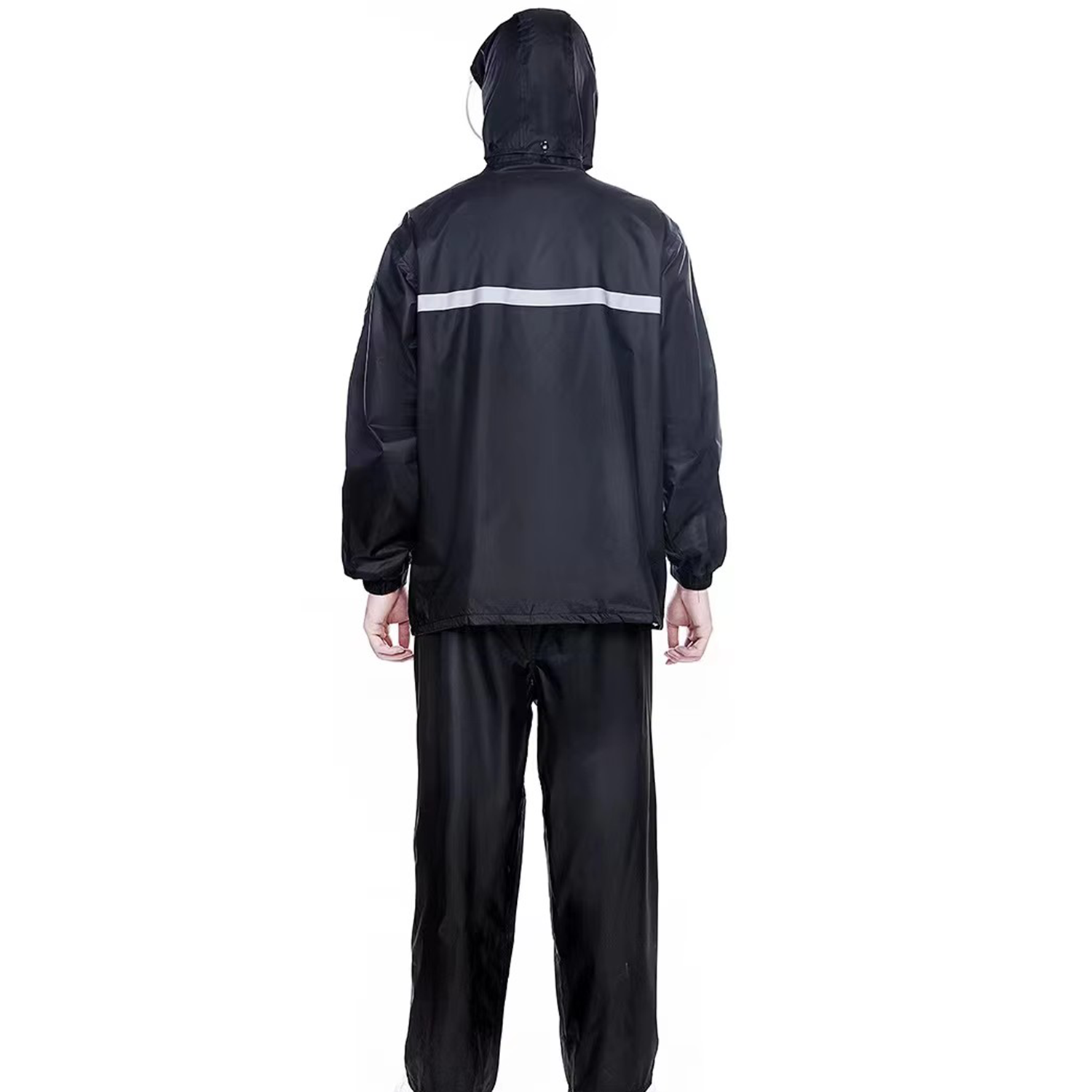 Durable Waterpoof Reflective Rain Coat Suit 5