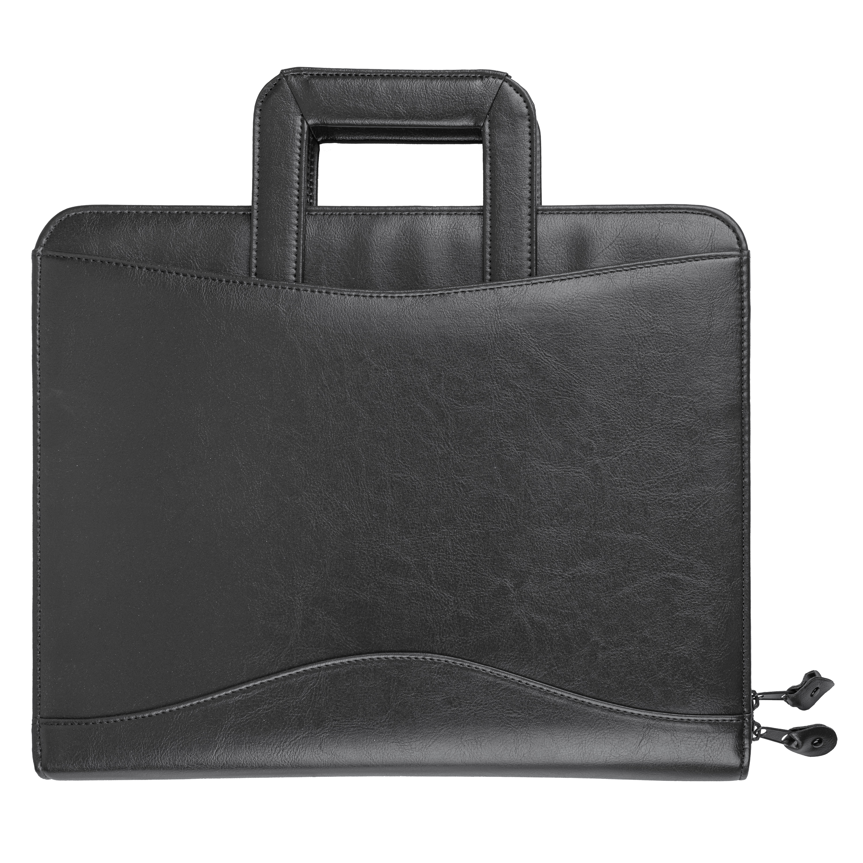 Harvard Binder 3-Ring Zip Portfolio w/Retractable Handles 8