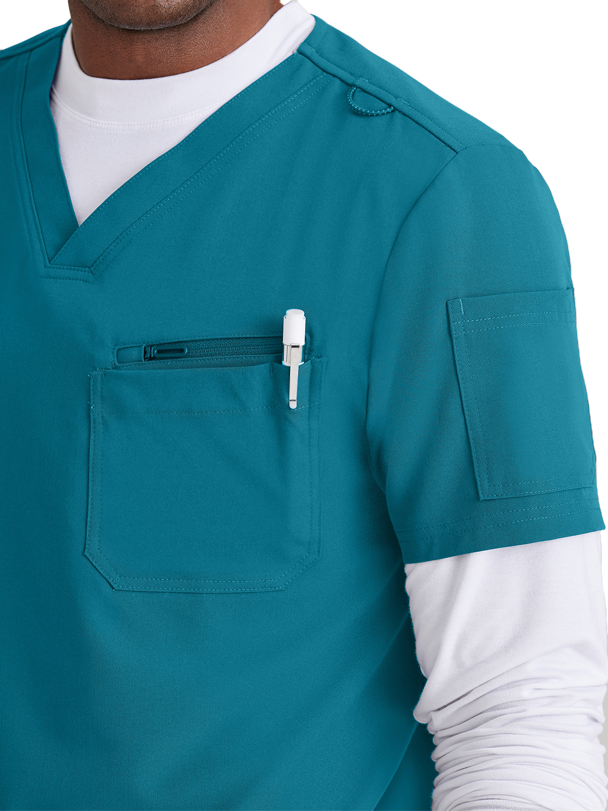 Barco Unify - Men's Three-Pocket V-Neck Rally Scrub Top 17