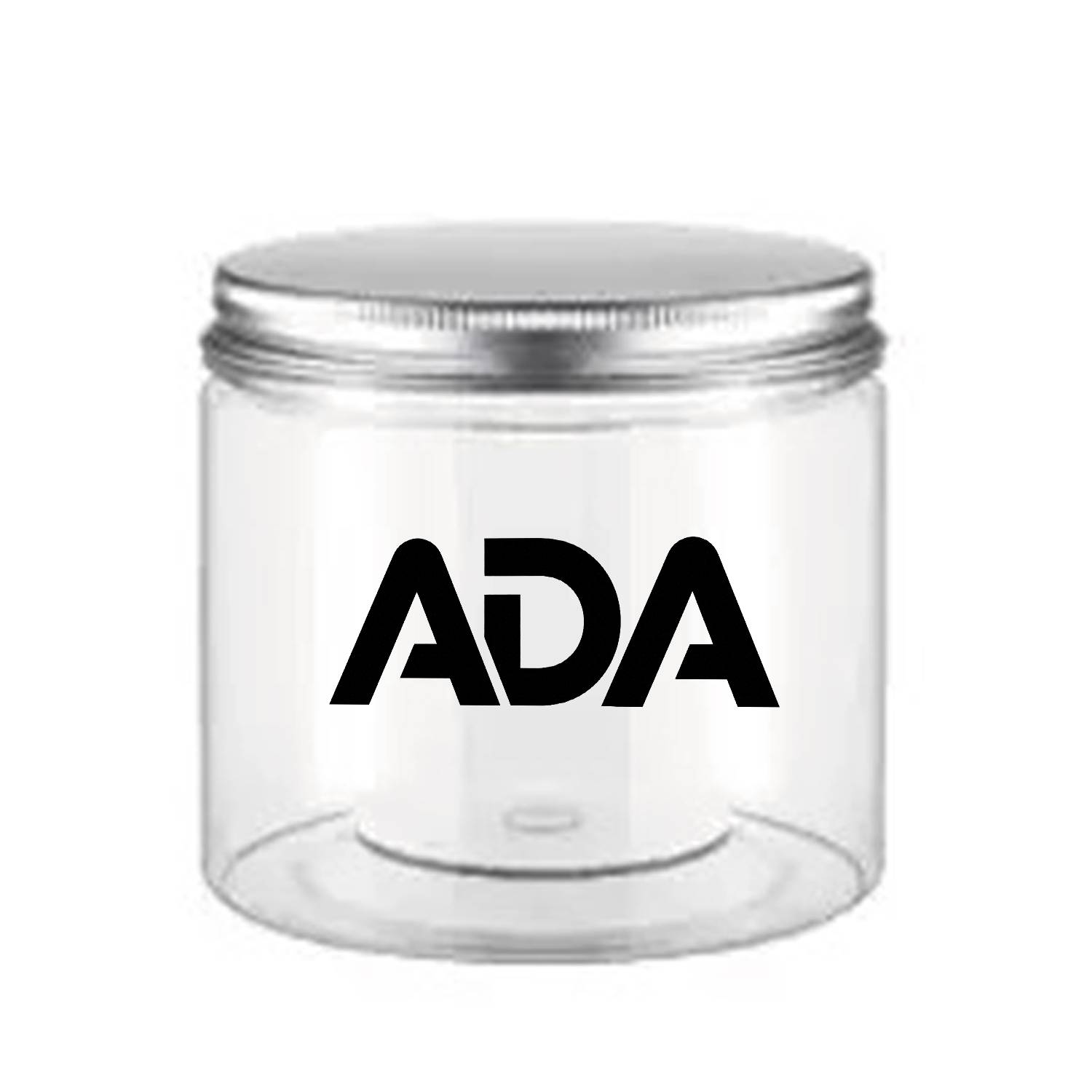 3Oz Aluminum Lid Plastic Clear Food Storage Jar 2
