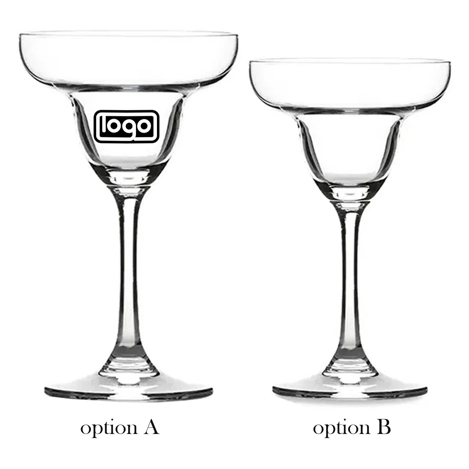 Reusable Handmade Crystal Margarita and Red Wine Goblet