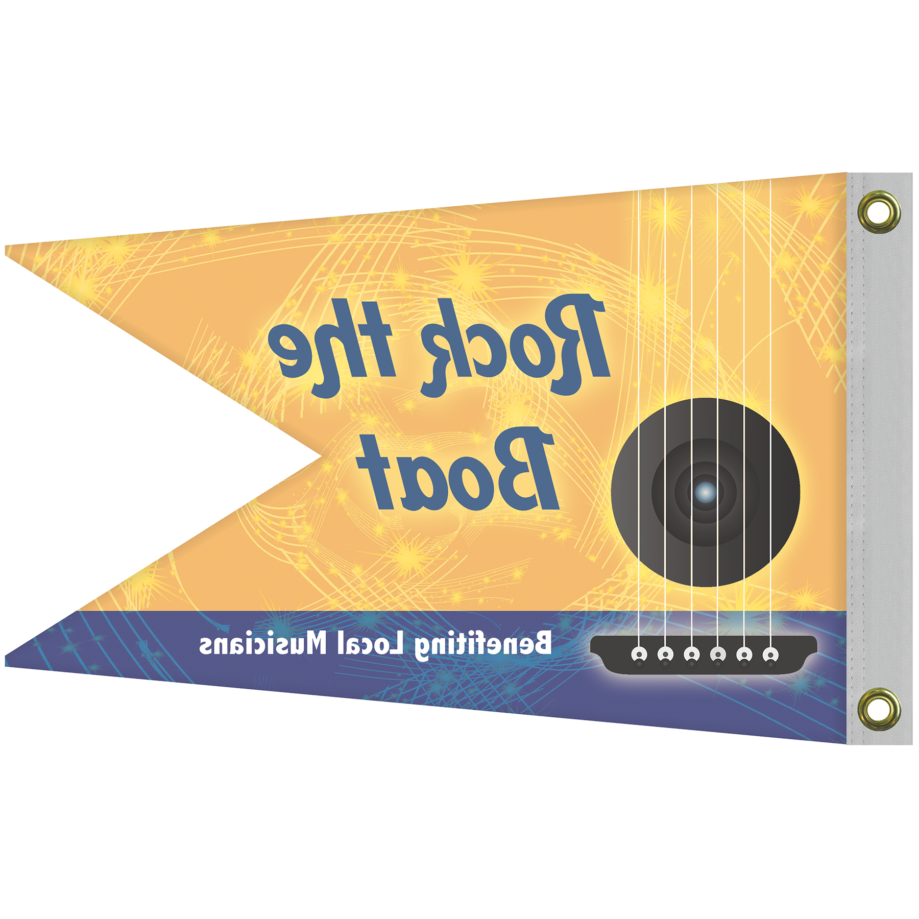 Single Reverse Knitted Polyester Swallowtail Boat Flag (16"x24") 6