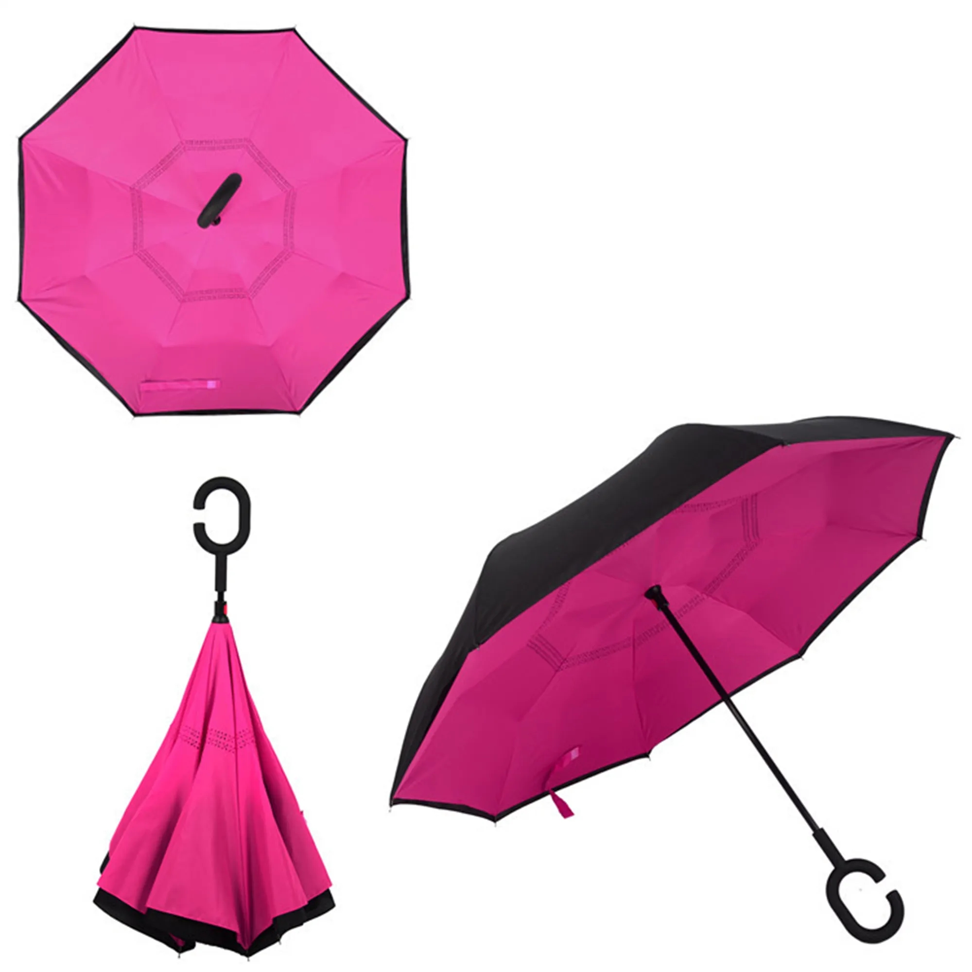 Double Layer Inversion Umbrella W/ C-Handle 5