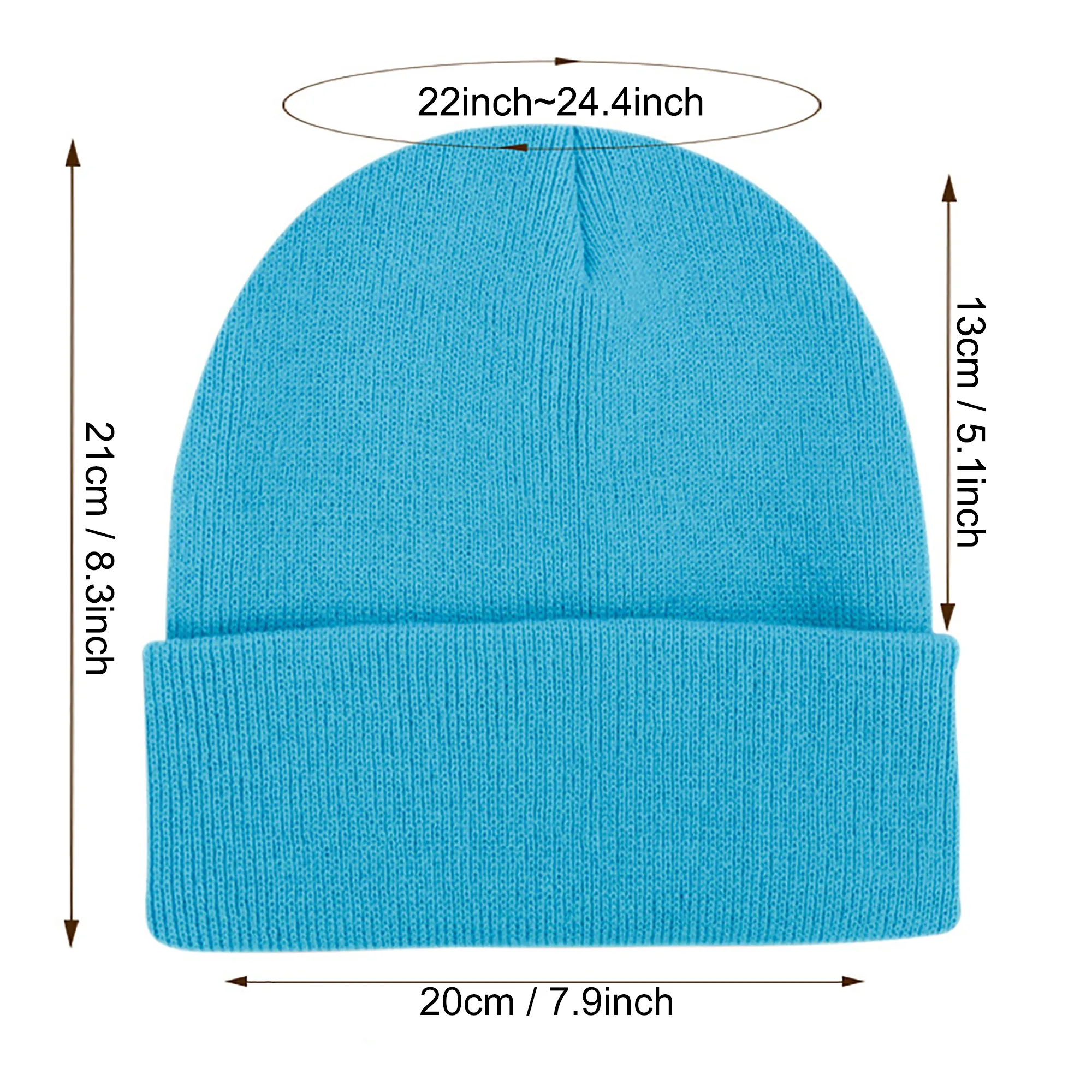Adult Soft Knit Beanie Hat 7