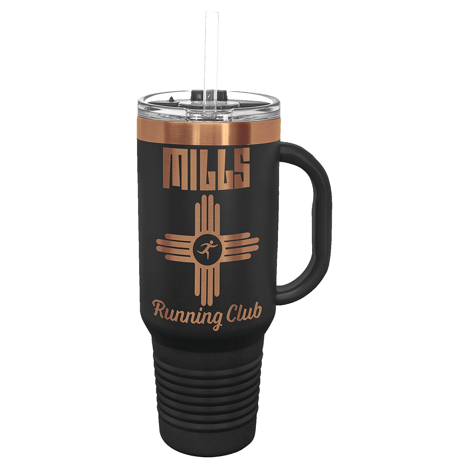 Polar Camel 40oz Rose Gold ION-Plated Travel Mugs w/ Straw 10