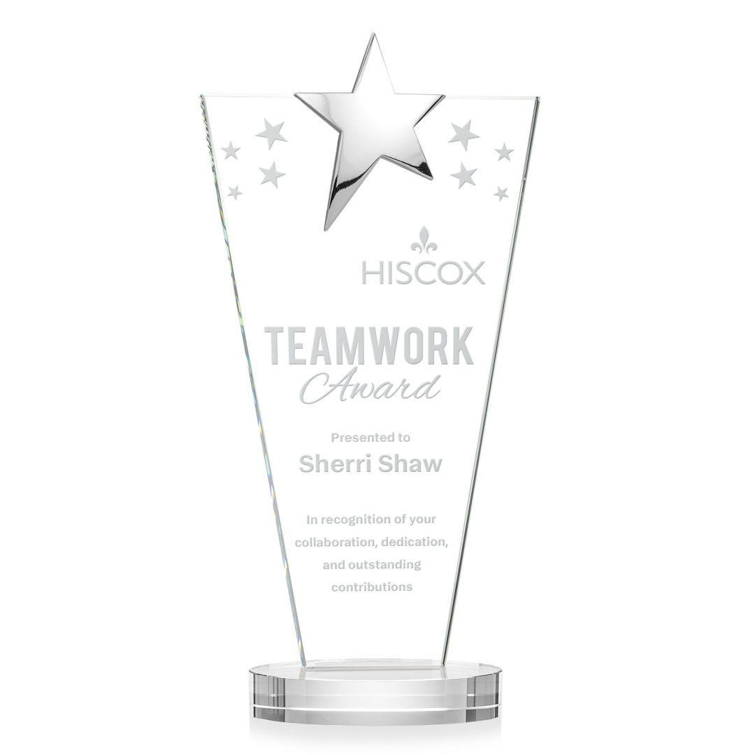 Mantella Chrome Star Award - Clear 5