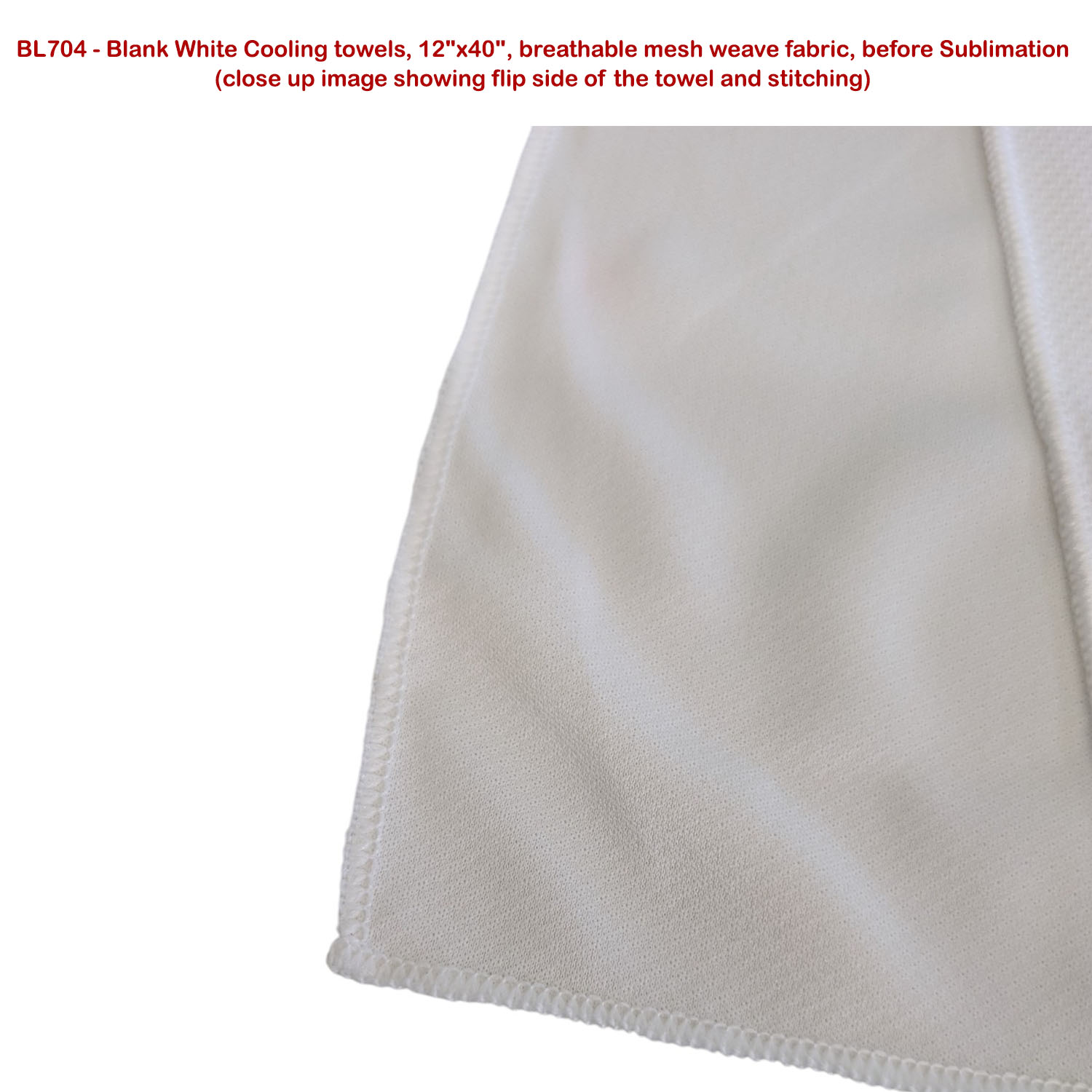 48Hr Quick Ship - Colored Cooling Towel, 12"x40", Edge to Edge sublimation 2 sides 5