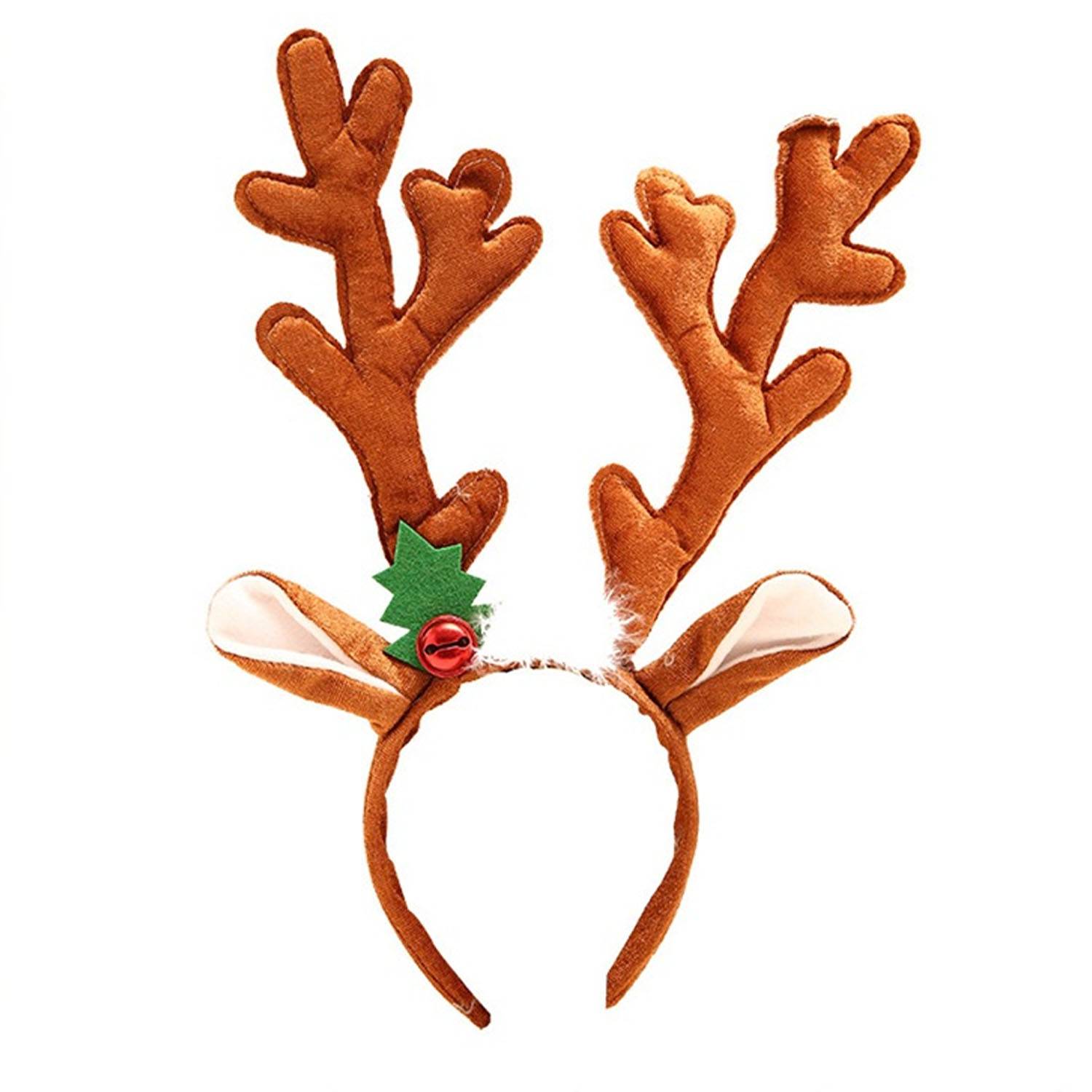 Christmas Fabric Antler Headband 6