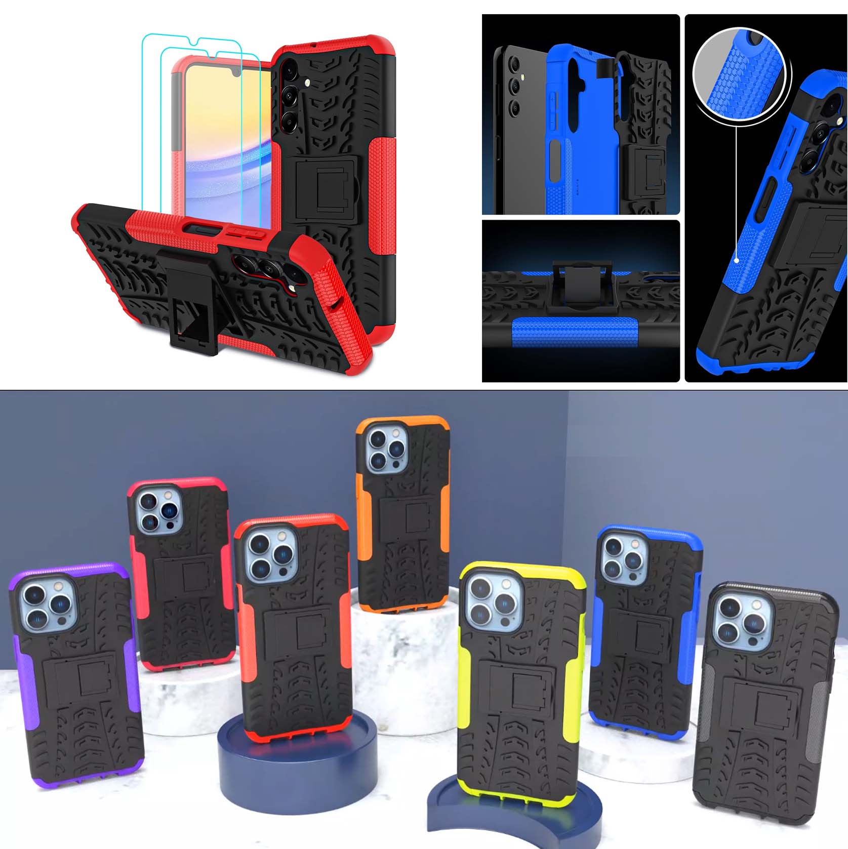 iBank ® Shockproof Case compatible with Galaxy A17/A16/S26/S25/S60 2