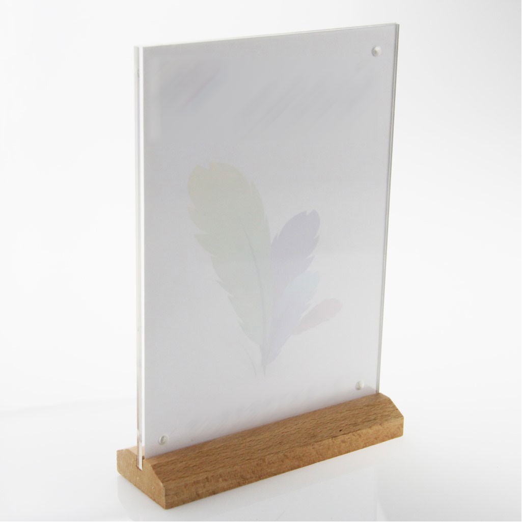Acrylic Signs With Wood Stand 5