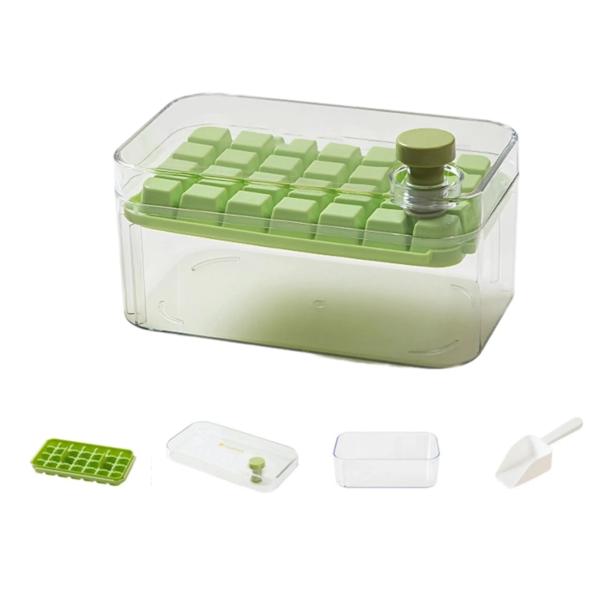 MOQ 50 One-Press Ice Maker 5