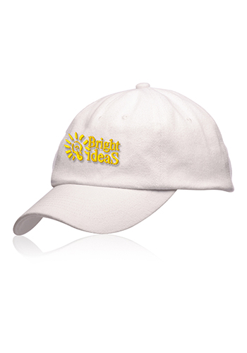 6 Panel Unconstructed Brushed Cotton Caps 3