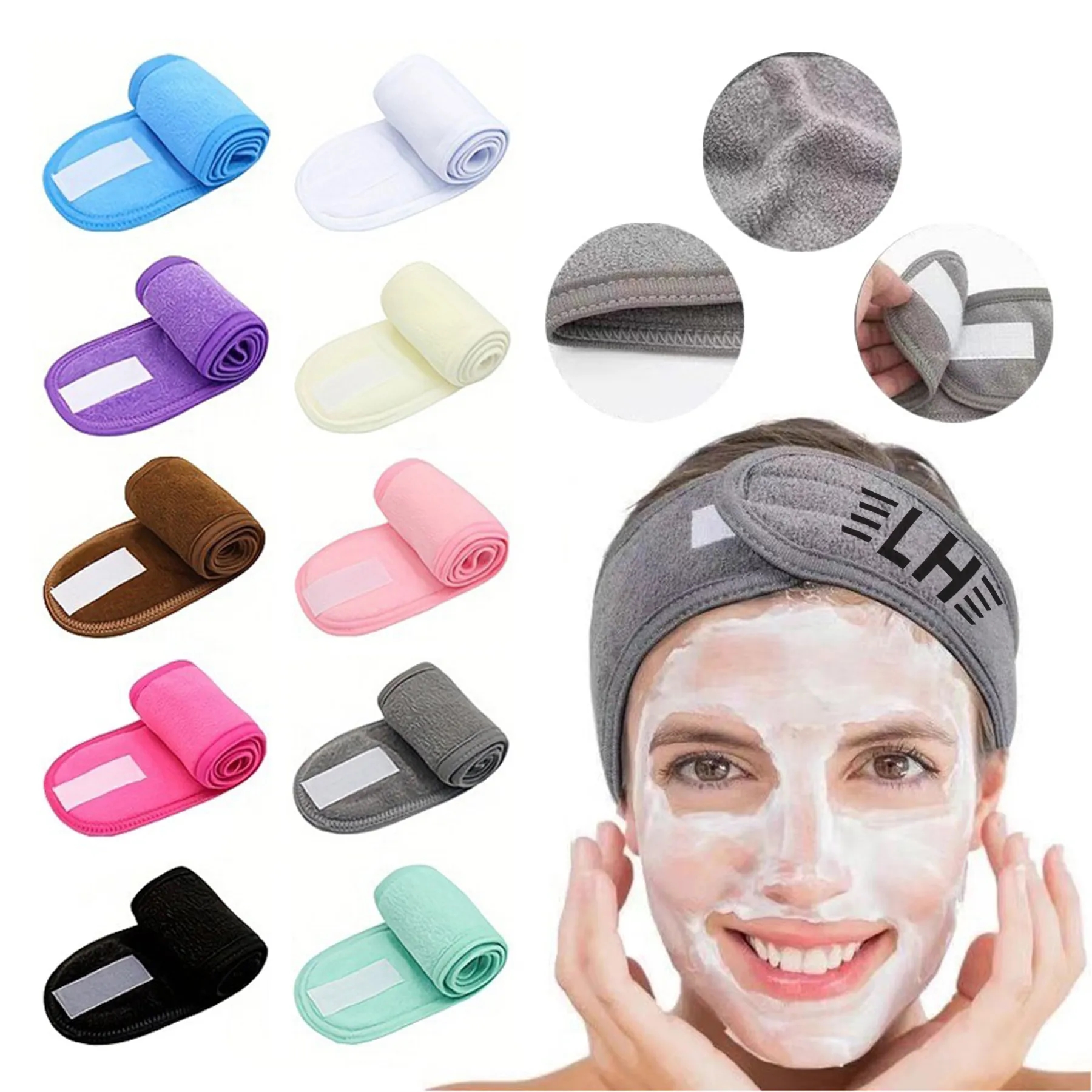 Embroidered Spa Beauty Hair Band 8