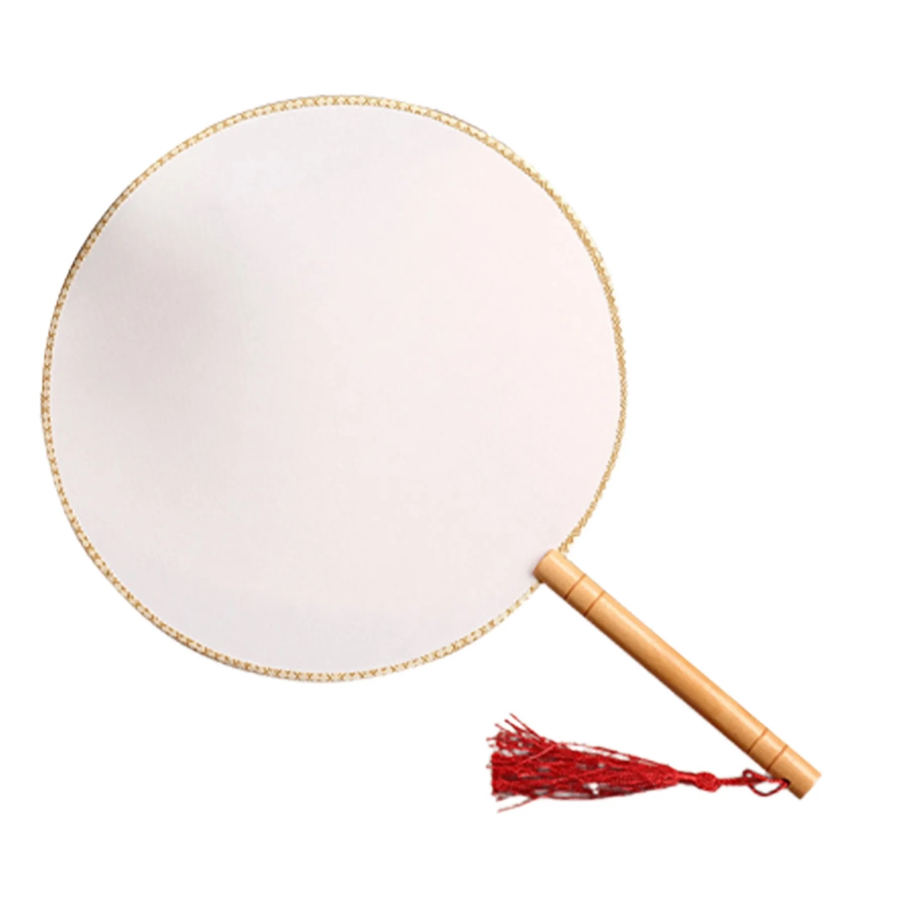 Round Blank Silk Fan 2