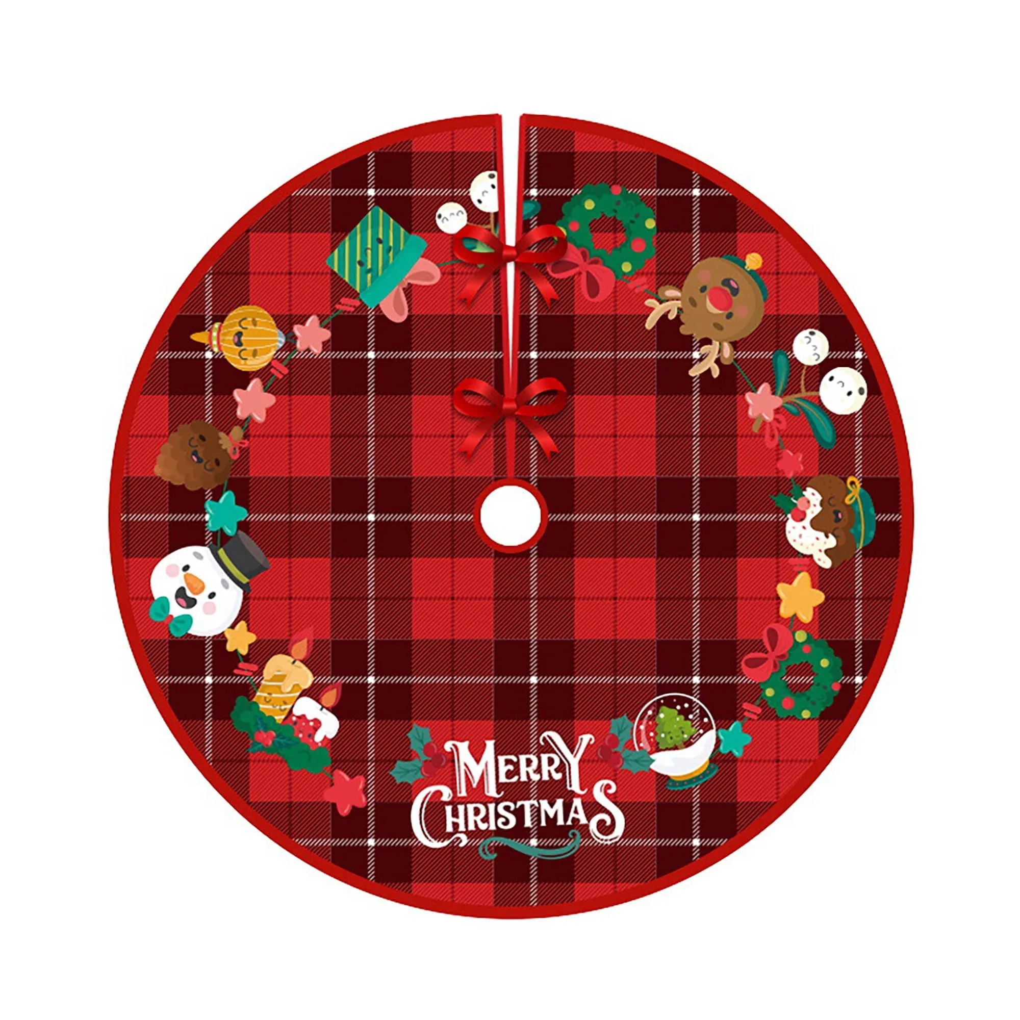 Cozy Christmas Tree Skirt MOQ 20 Multiple Sizes Available 4