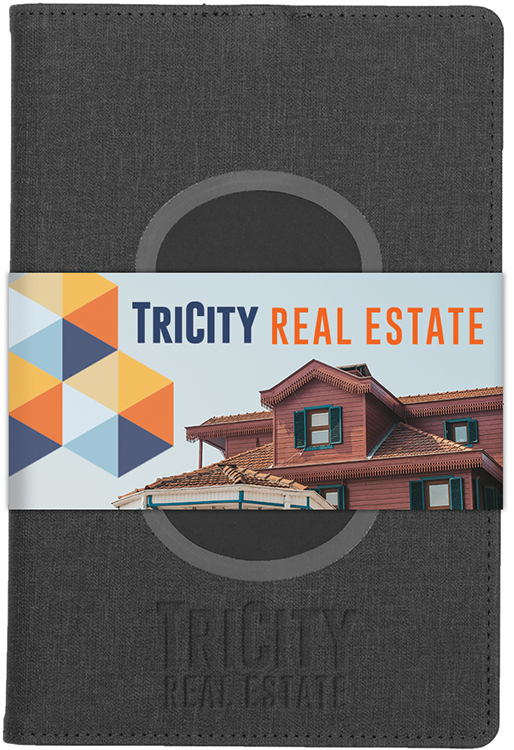 Walton Charging Refillable Journal w/ Graphic Wrap