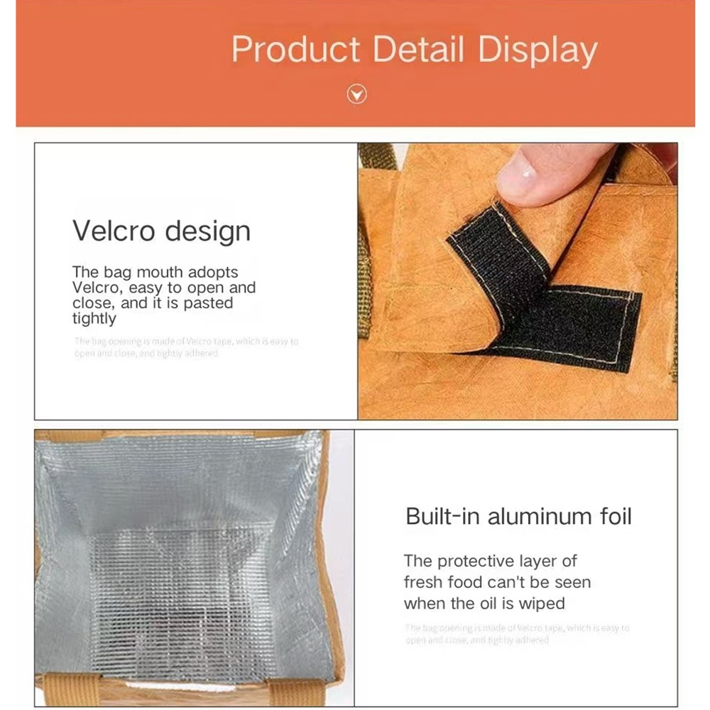 Reusable Dupont Paper Lunch Bag 5