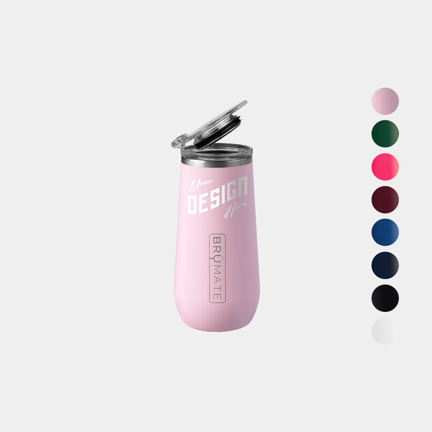 12 oz BruMate® Stainless Steel Insulated Champagne Flute 1