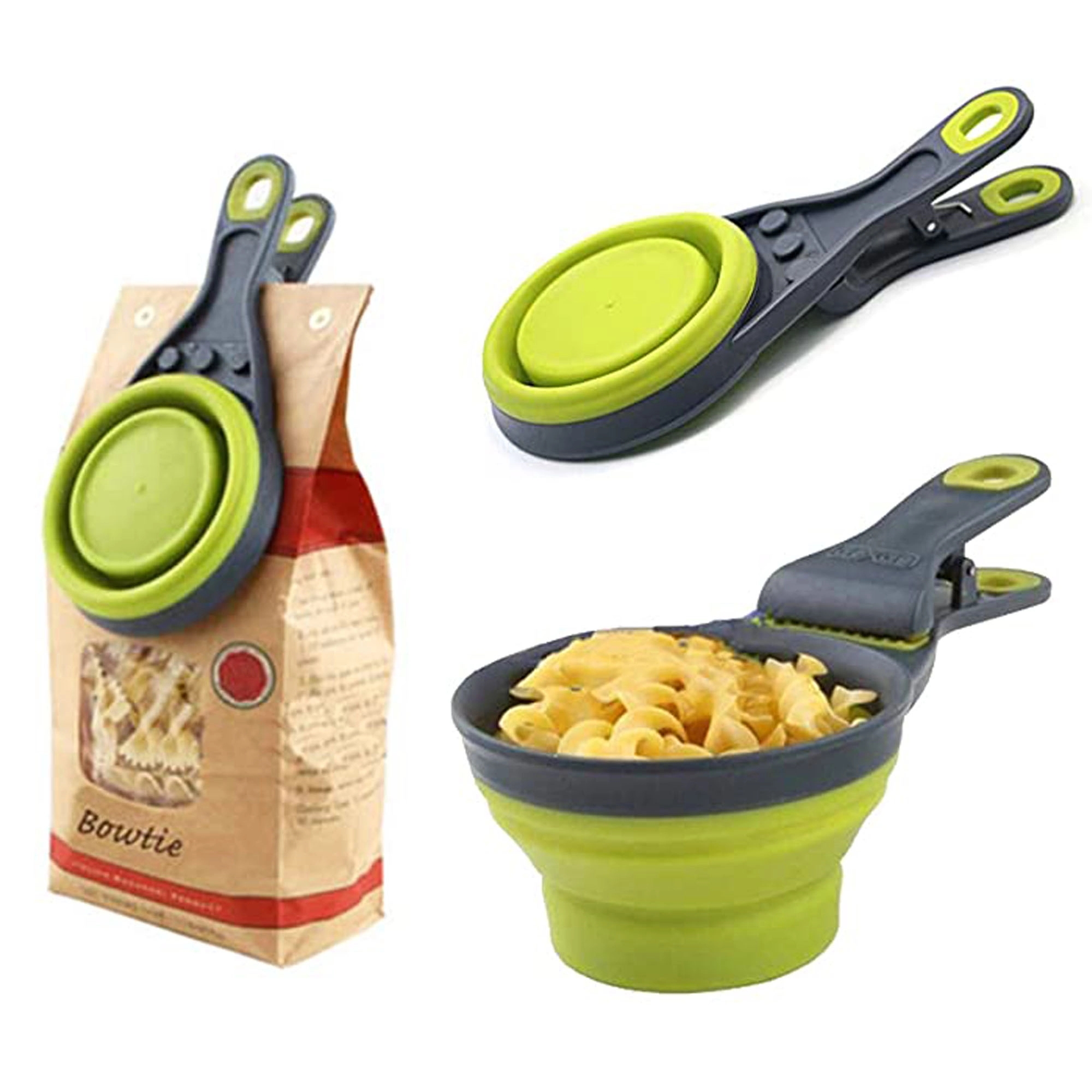 3 in 1 4oz Folding Pet Silicone Portion Cup 6