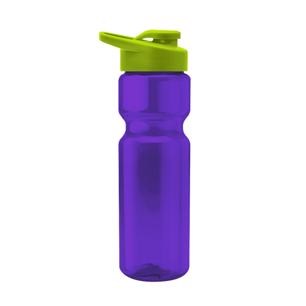 Blazer 28oz Transparent Bike Bottle w/Drink-thru Lid 2438