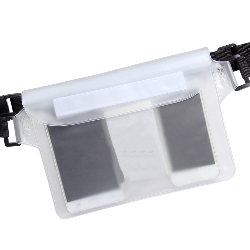 Waterproof Dry Bag Pouch For Phone Bag Adjustable Waist Strap Shoulder Bags Underwater Case For Beac 2