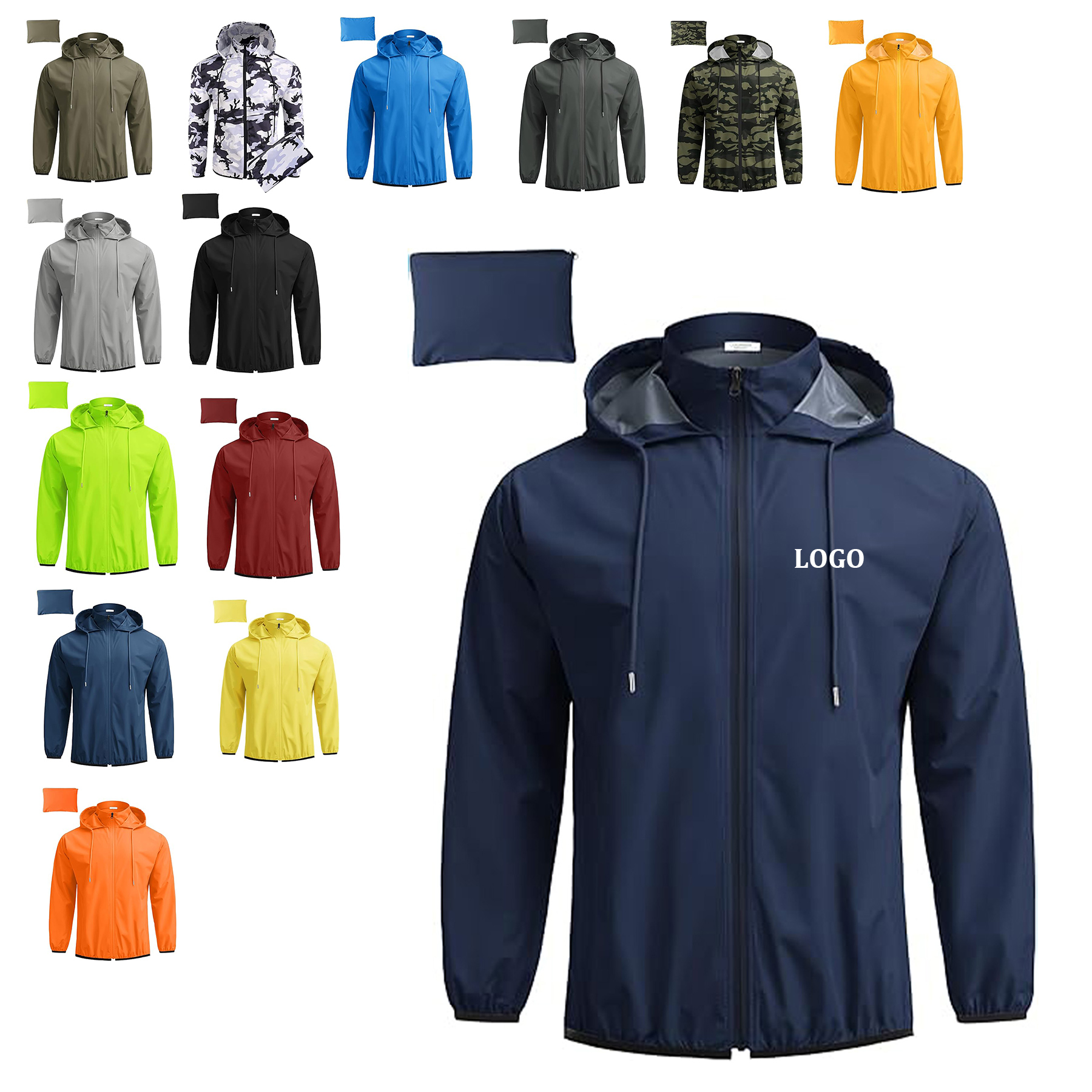 Packable Lightweight Rain Jacket 3