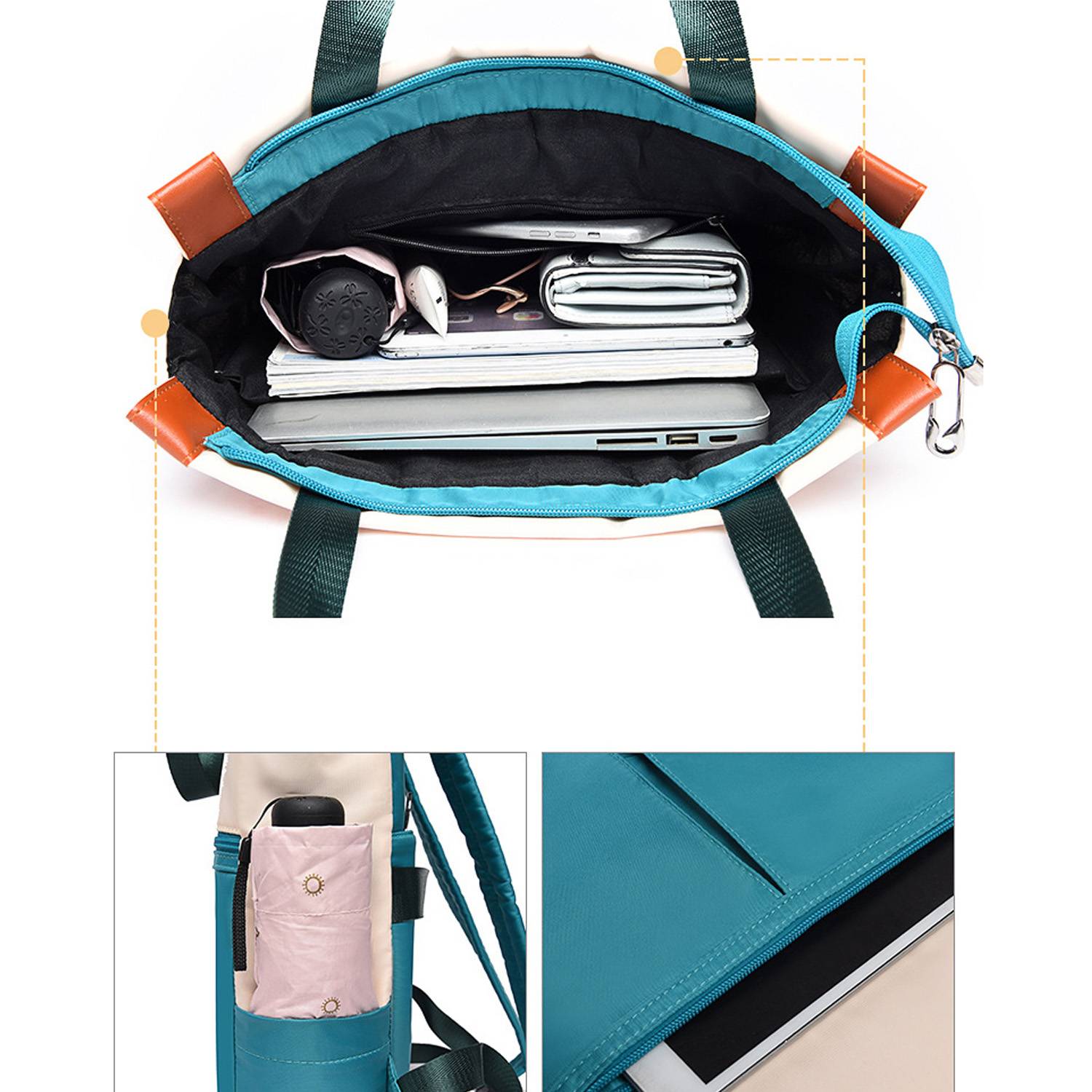 Oxford cloth high-capacity portable casual backpack 4