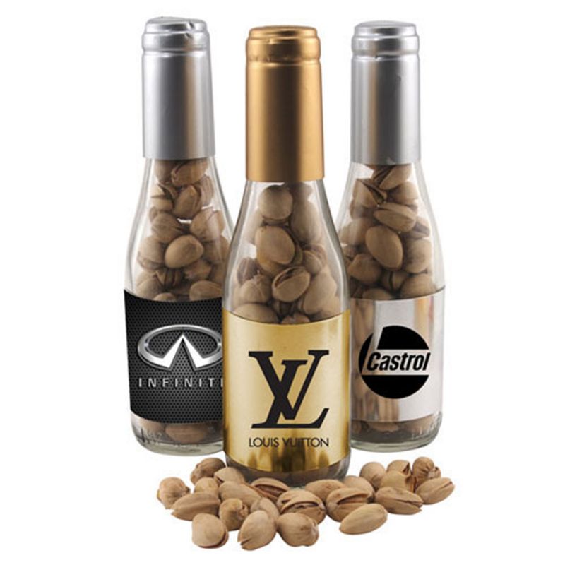Champagne Bottle with Pistachios 1