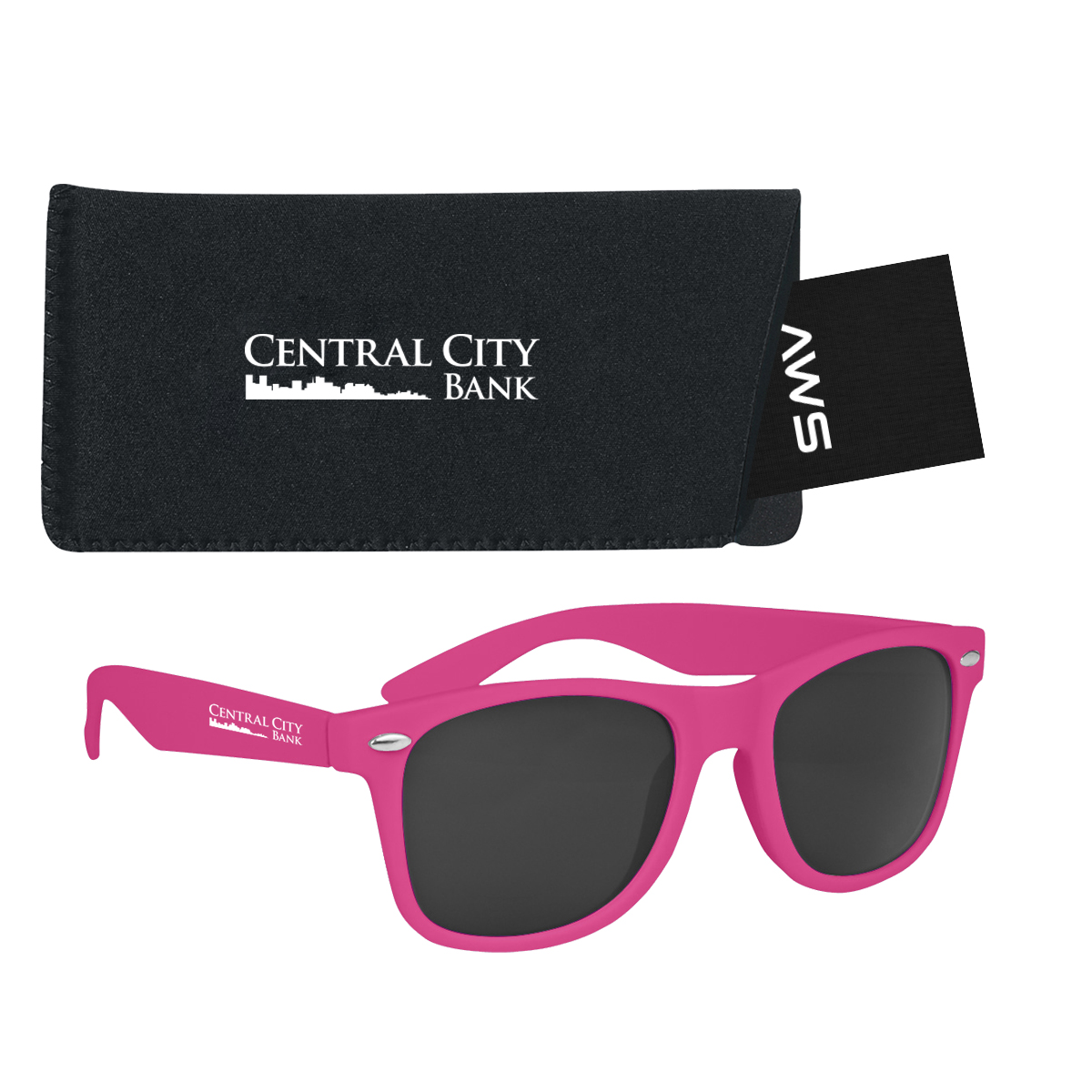 Aws Velvet Touch Malibu Sunglasses With Pouch & Hang Tag 18