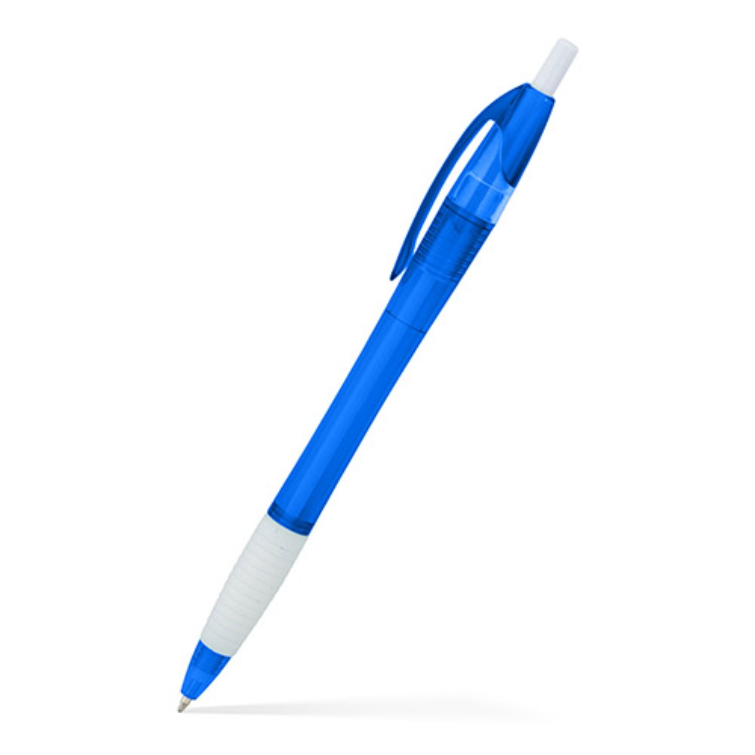 Slimster Translucent Gripped Click Pen 12