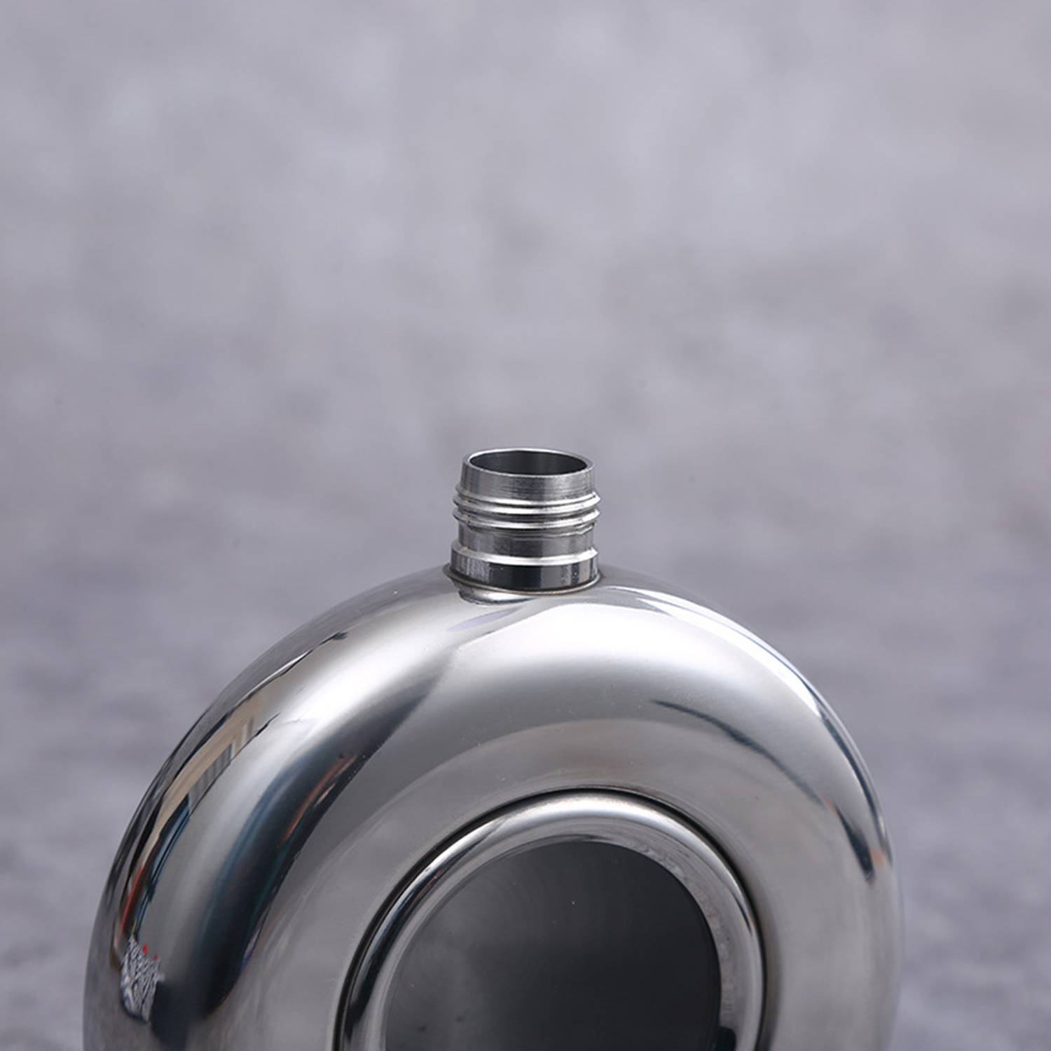 Portable Mini 5Oz Stainless Steel Round Hip Flask 5