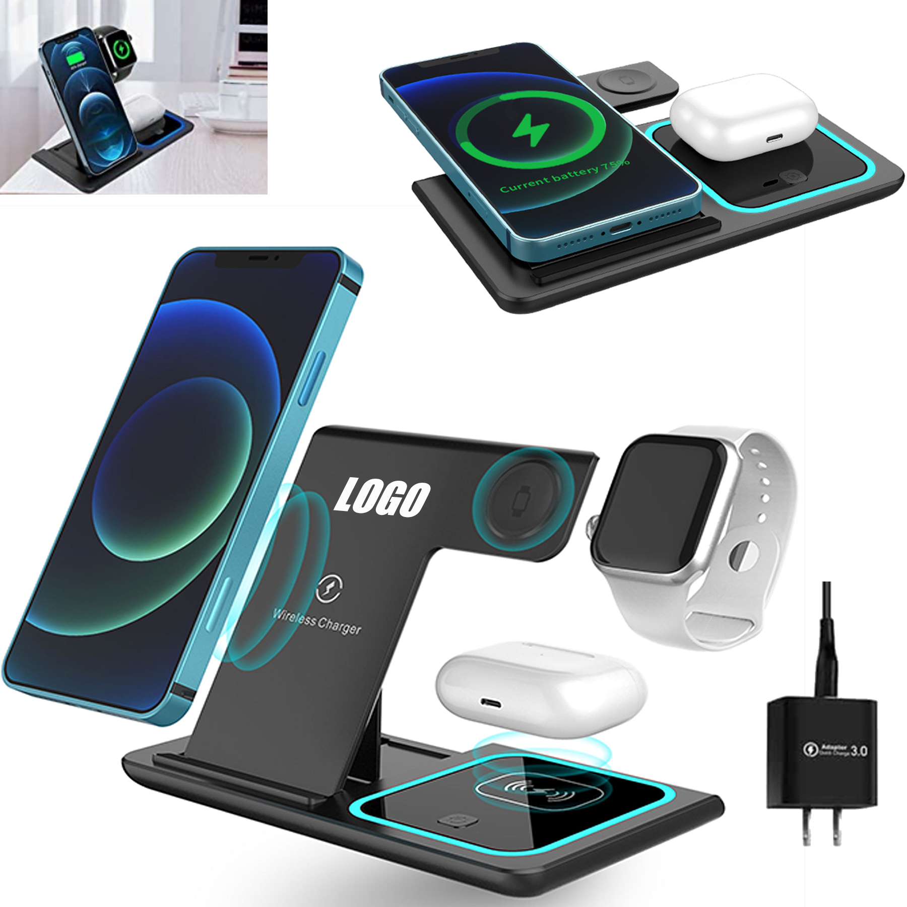 Wireless Charger Stand for iPhone 2