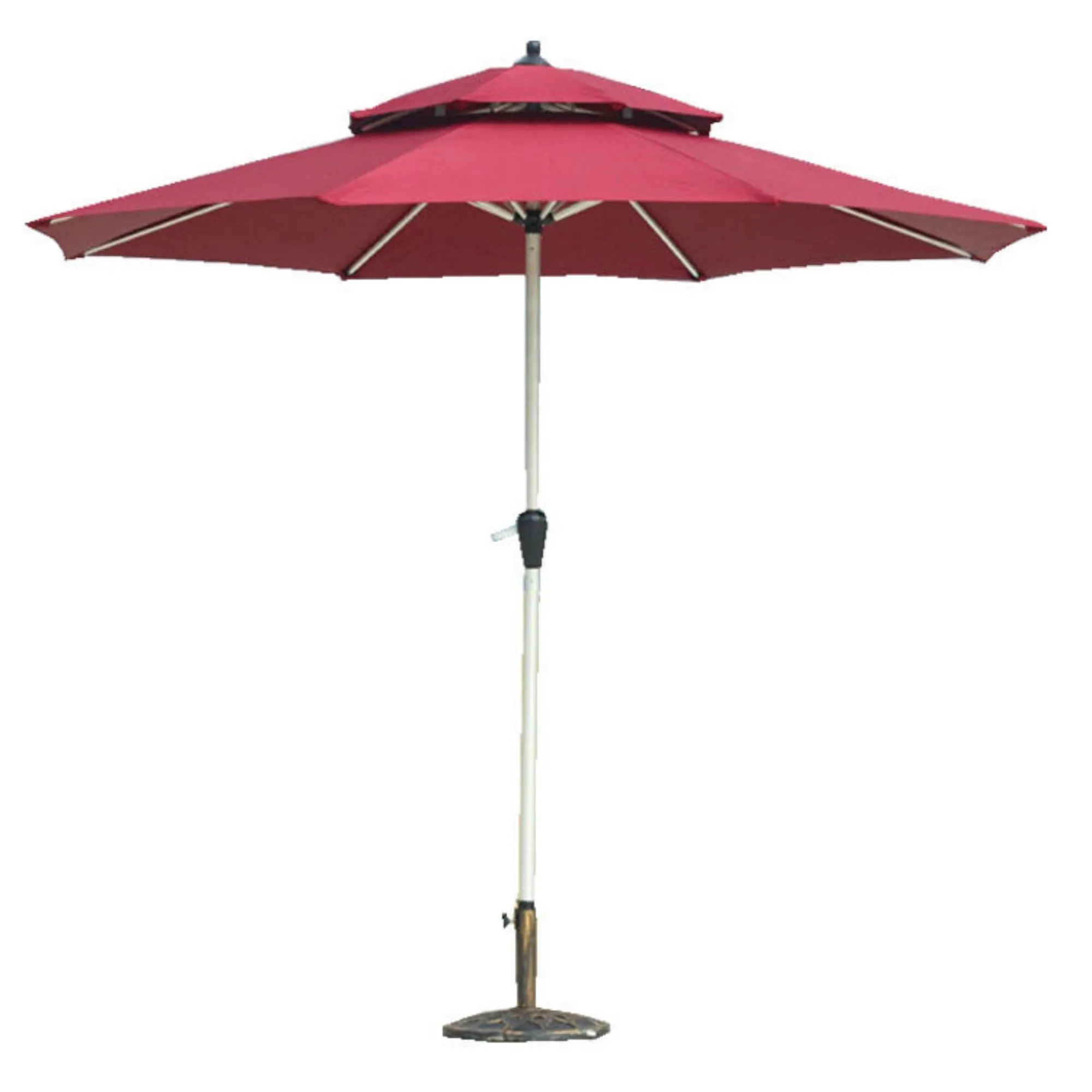 Double Layer Outdoor Sun Patio Umbrella MOQ1 10
