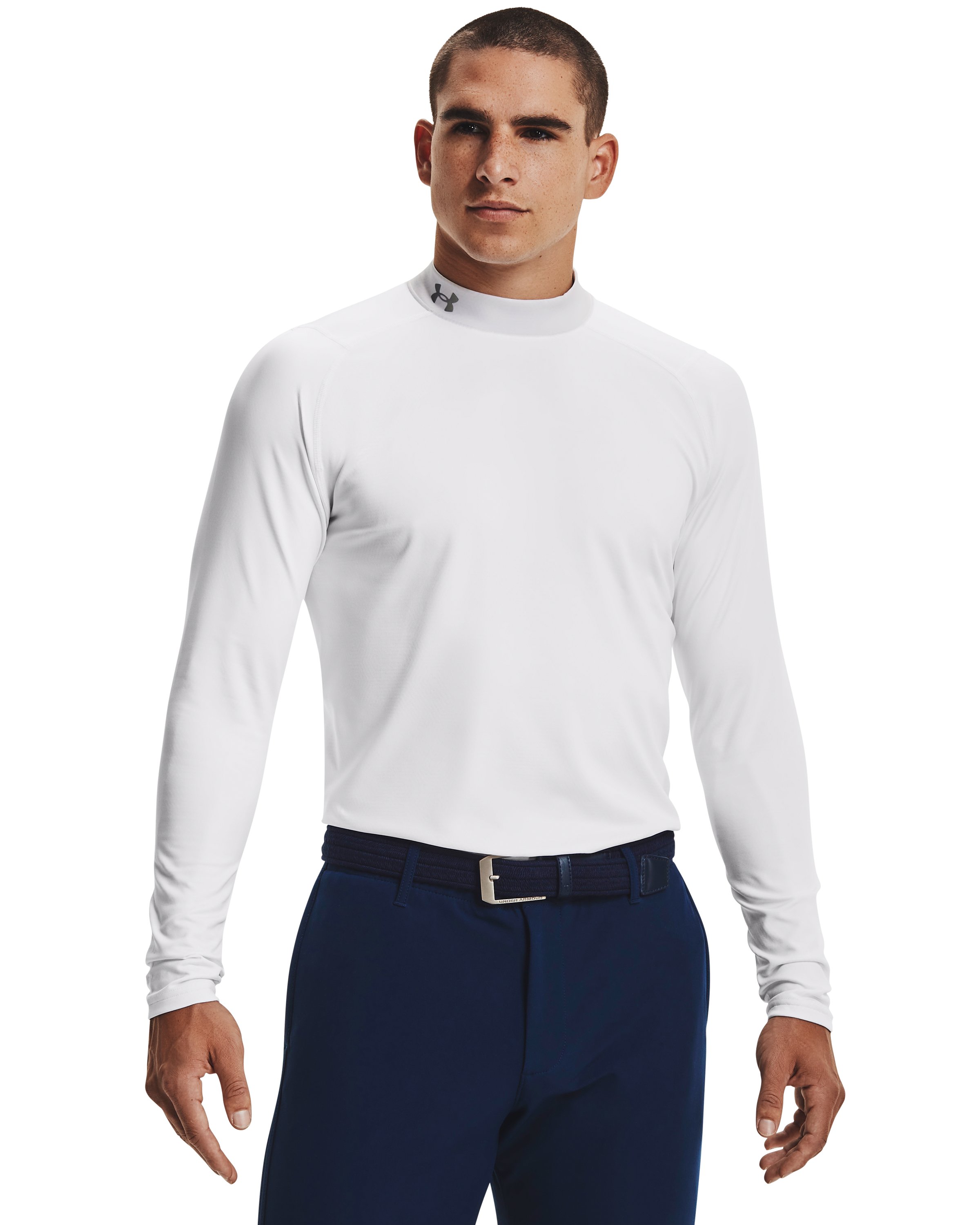 ColdGear Infrared Men's Long Sleeve Golf Mock 2