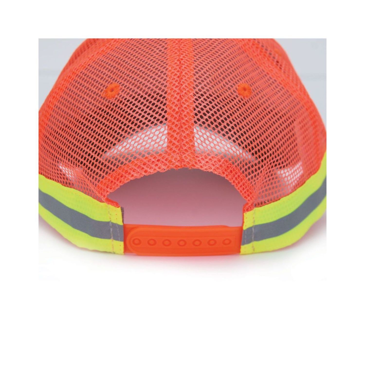 Mesh Back Two Tone Reflective Tape Cap Safety Baseball Hat 2