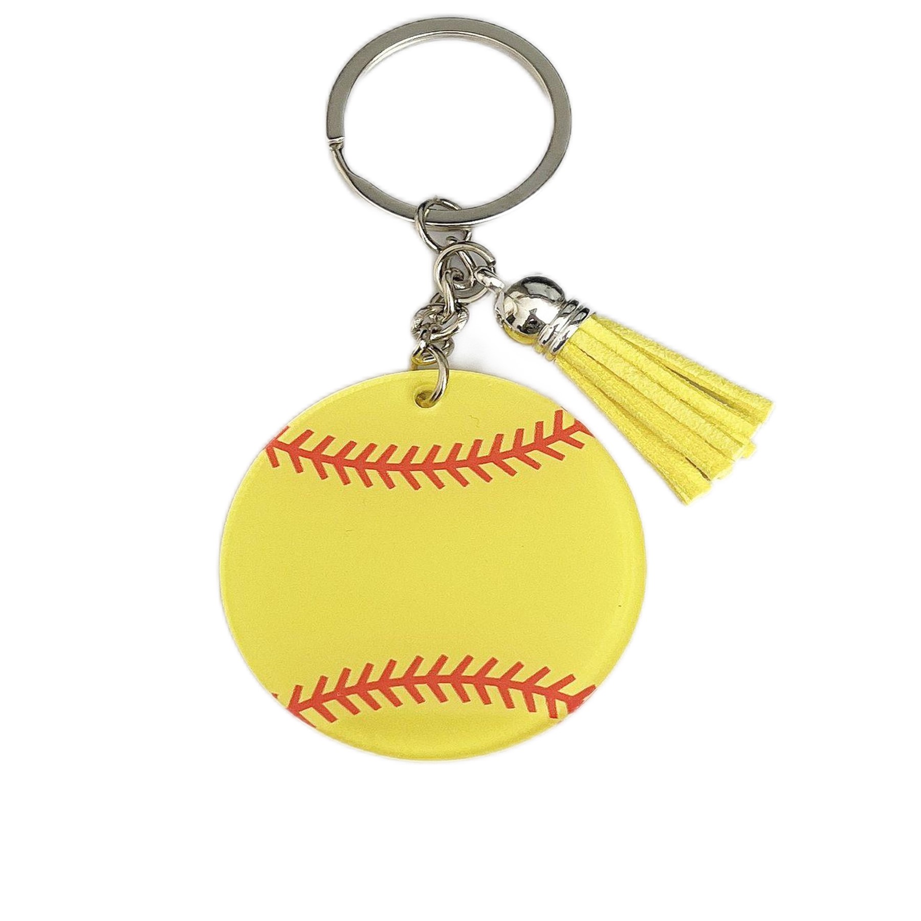 Acrylic Tassel Baseball Key Chain (direct import) 1