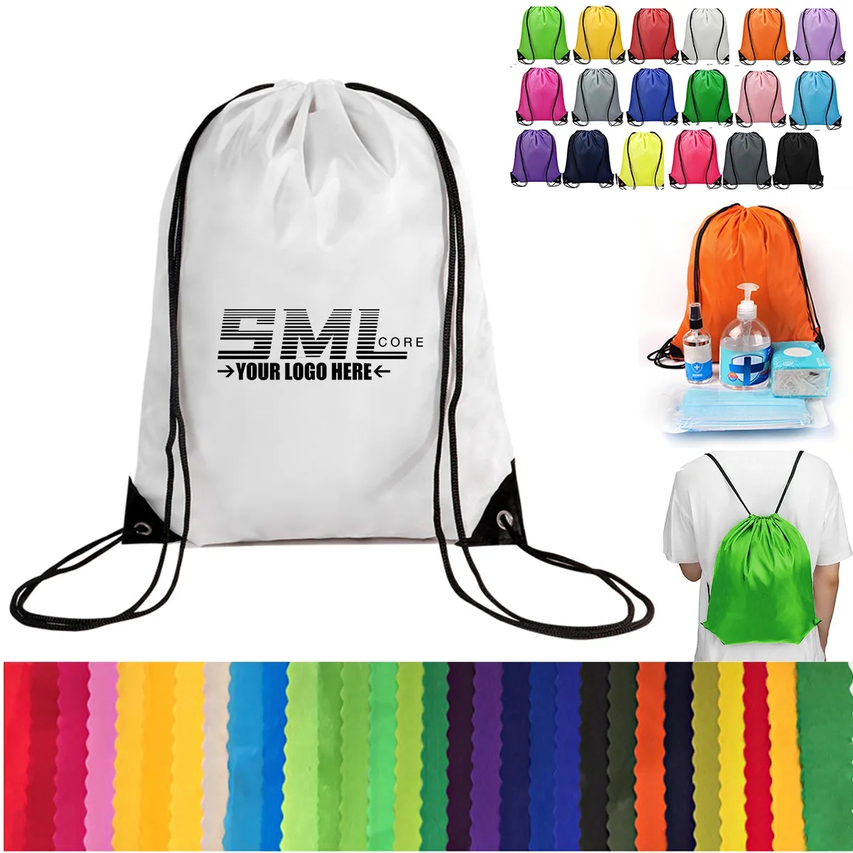 Custom Drawstring Backpack 2