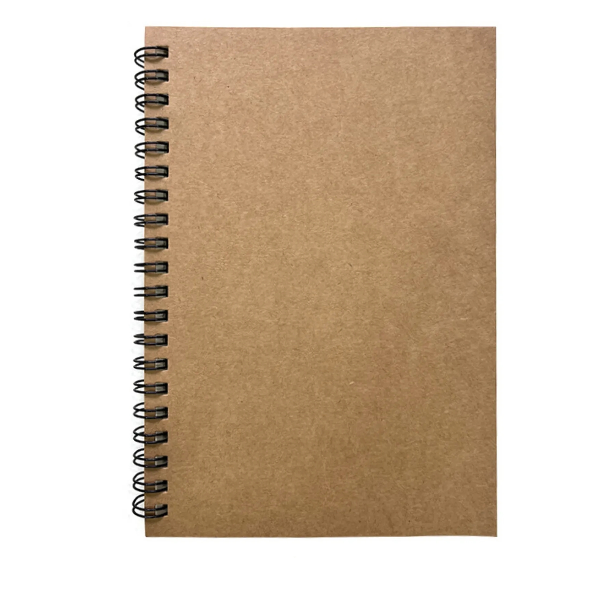 A5 Kraft Paper Coil Spiral Notebook 4